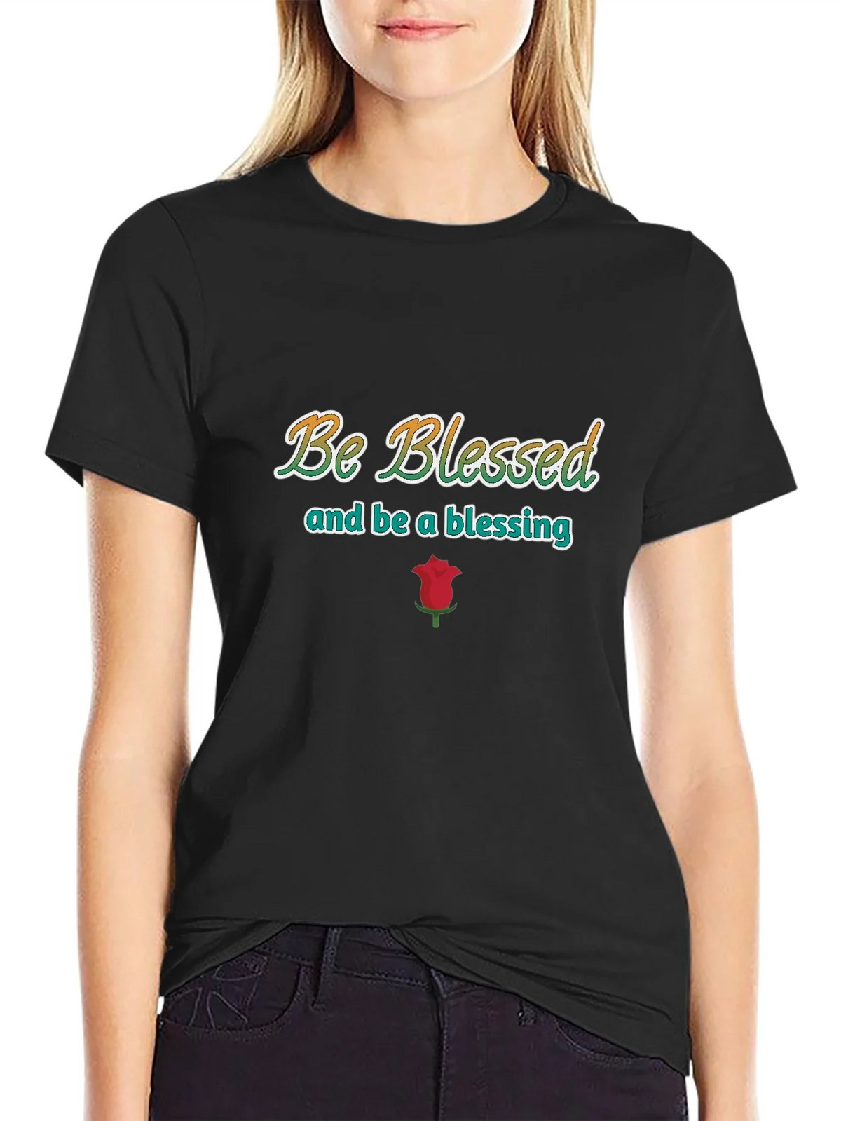 Be Blessed Graphic Print T-Shirt product image 2