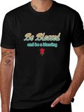 Be Blessed Graphic Print T-Shirt product image 1