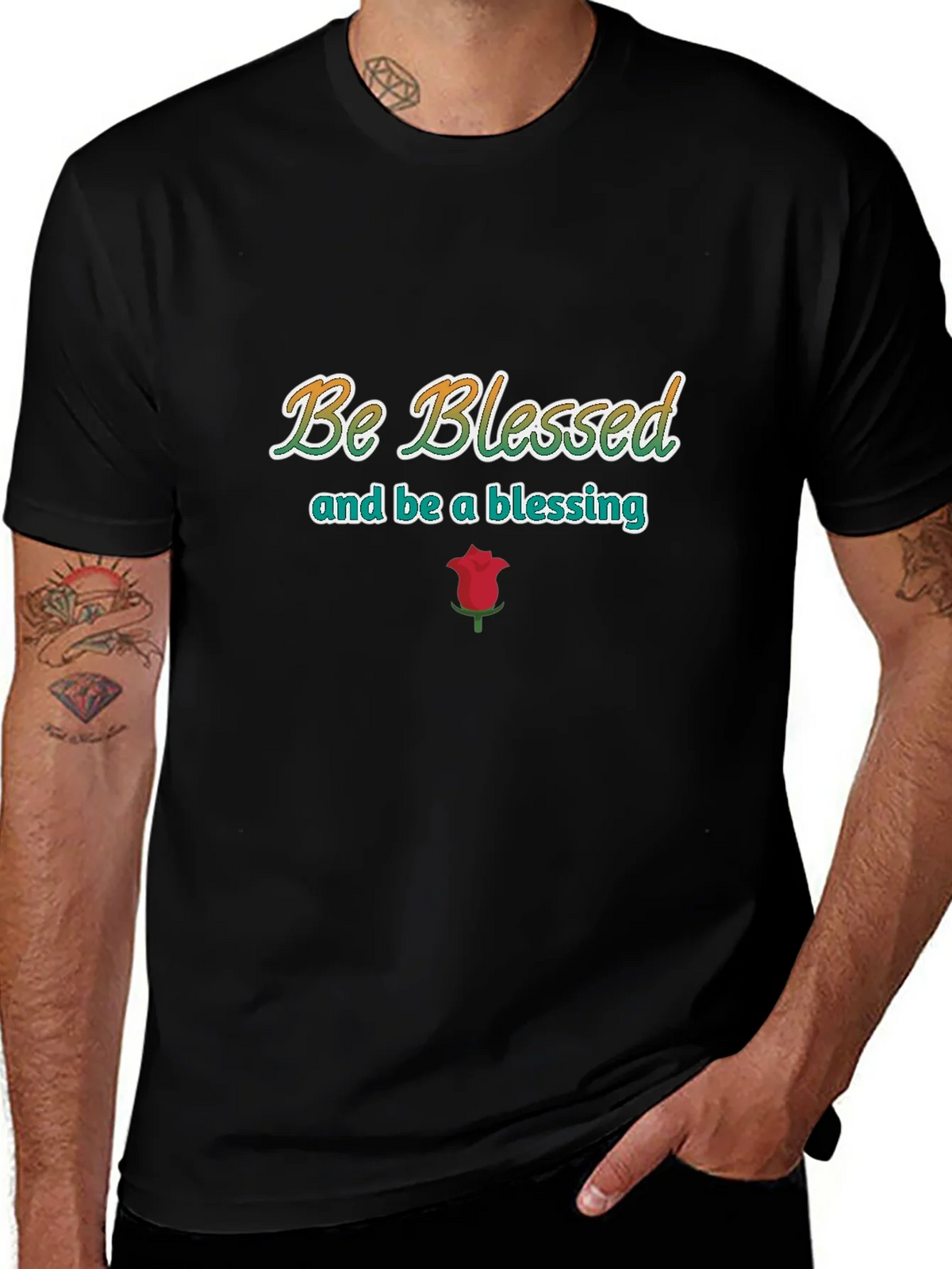 Be Blessed Graphic Print T-Shirt product image 1