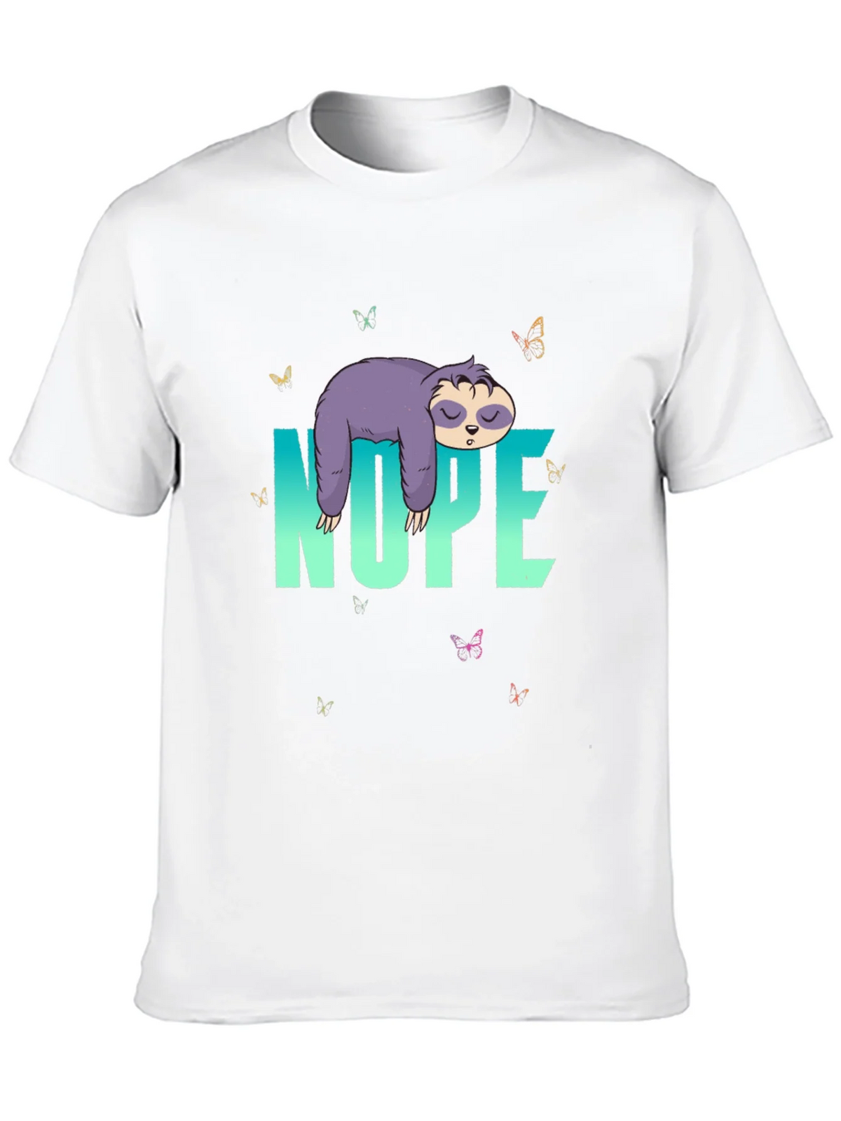 Nope Sloth T-Shirt - Relaxed Casual Wear product image 9