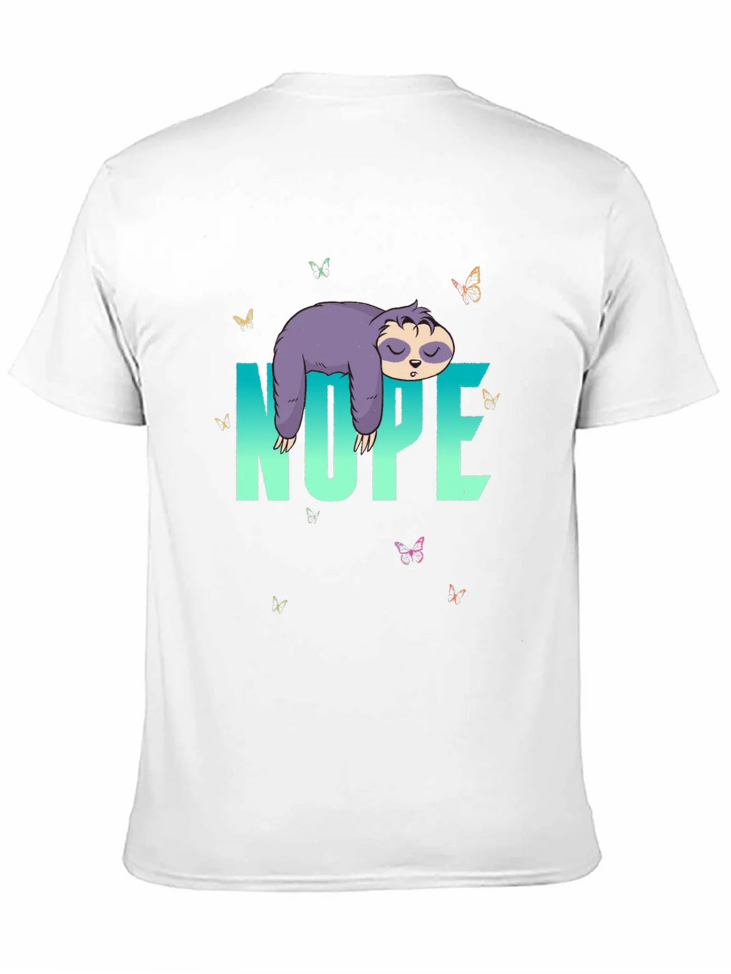 Nope Sloth T-Shirt - Relaxed Casual Wear product image 10