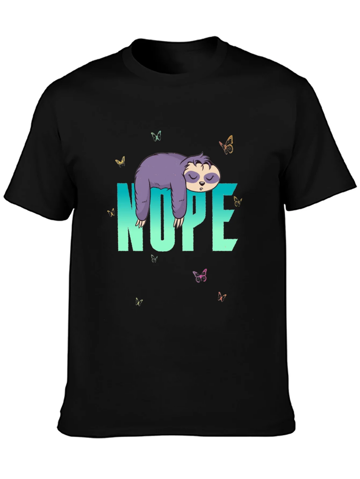 Nope Sloth T-Shirt - Relaxed Casual Wear product image 3