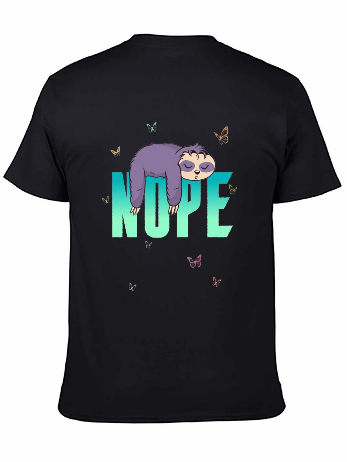 Nope Sloth T-Shirt - Relaxed Casual Wear product image 4
