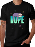 Nope Sloth T-Shirt - Relaxed Casual Wear product image 1