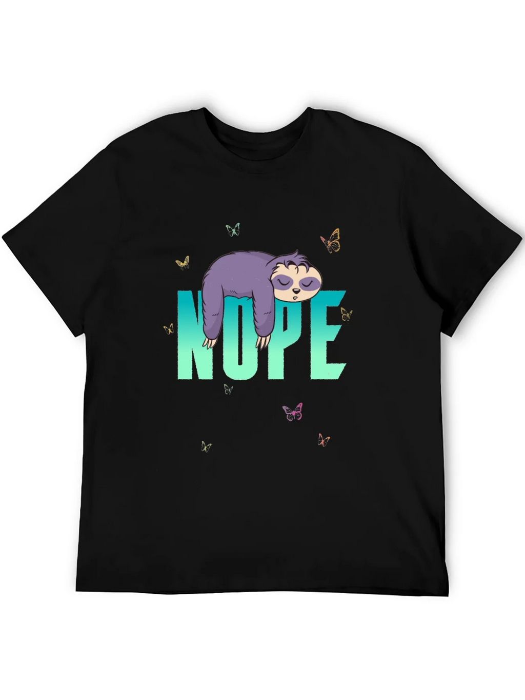 Nope Sloth T-Shirt - Relaxed Casual Wear product image 5