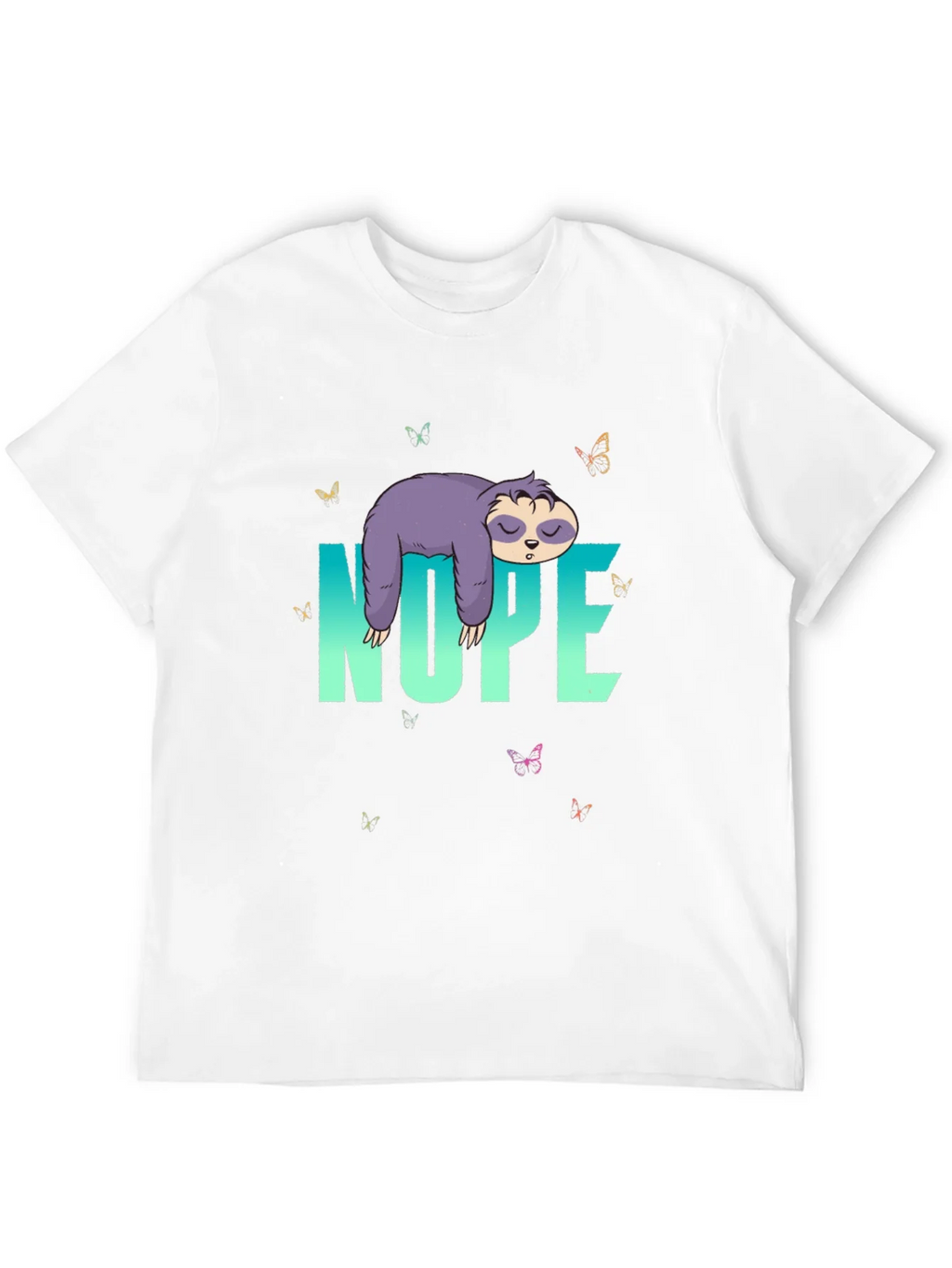 Nope Sloth T-Shirt - Relaxed Casual Wear product image 11