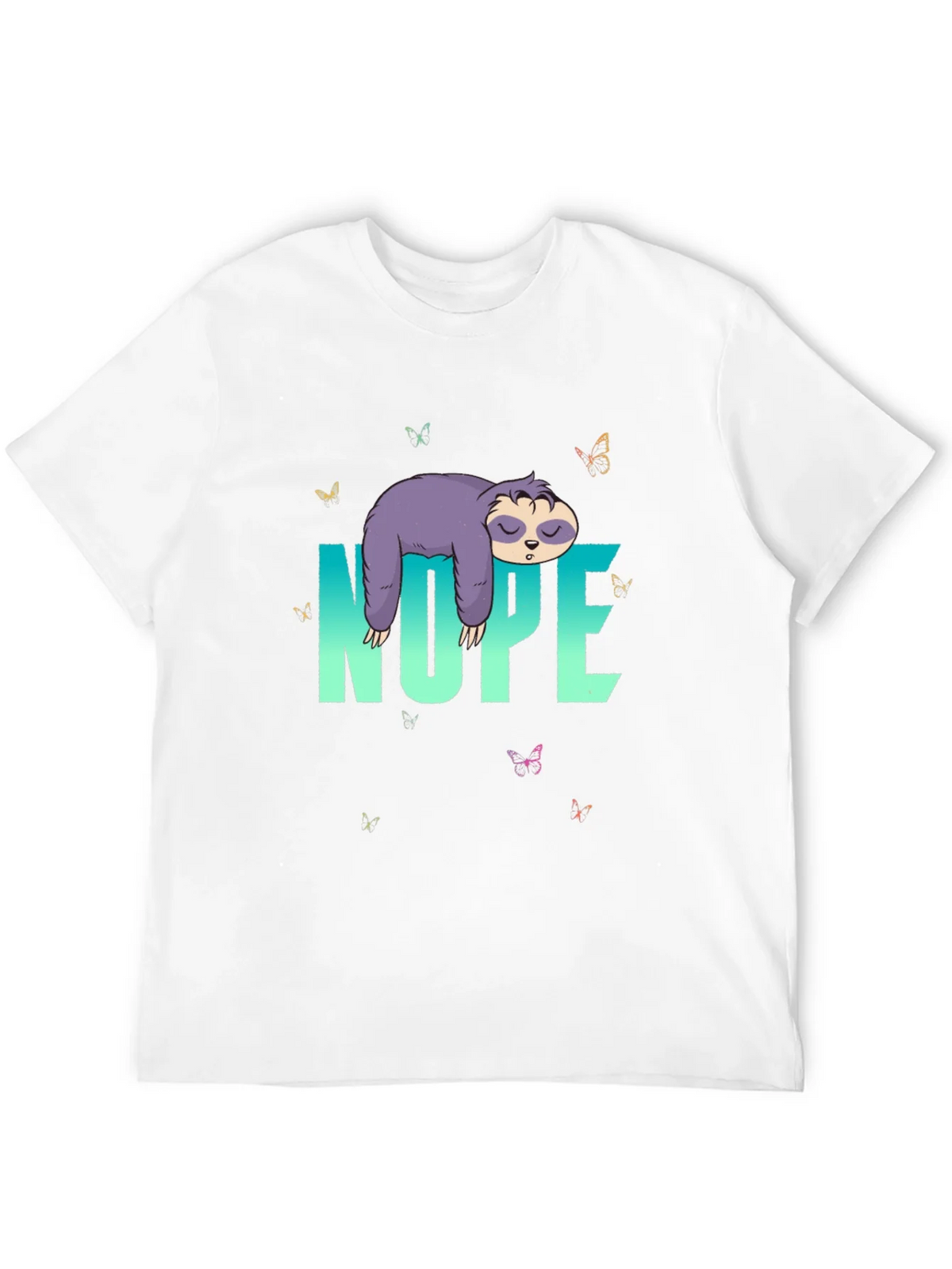 Nope Sloth T-Shirt - Relaxed Casual Wear product image 11