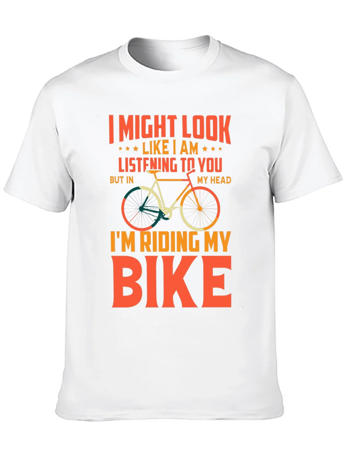 Funny Biking T-Shirt - Im Riding My Bike product image 9