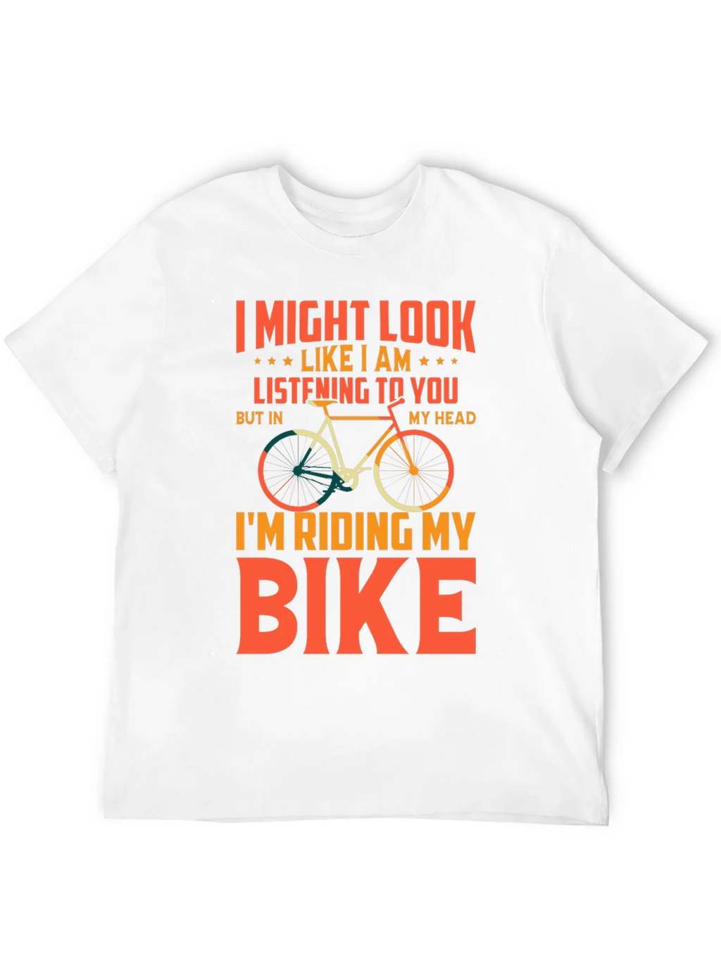 Funny Biking T-Shirt - Im Riding My Bike product image 11