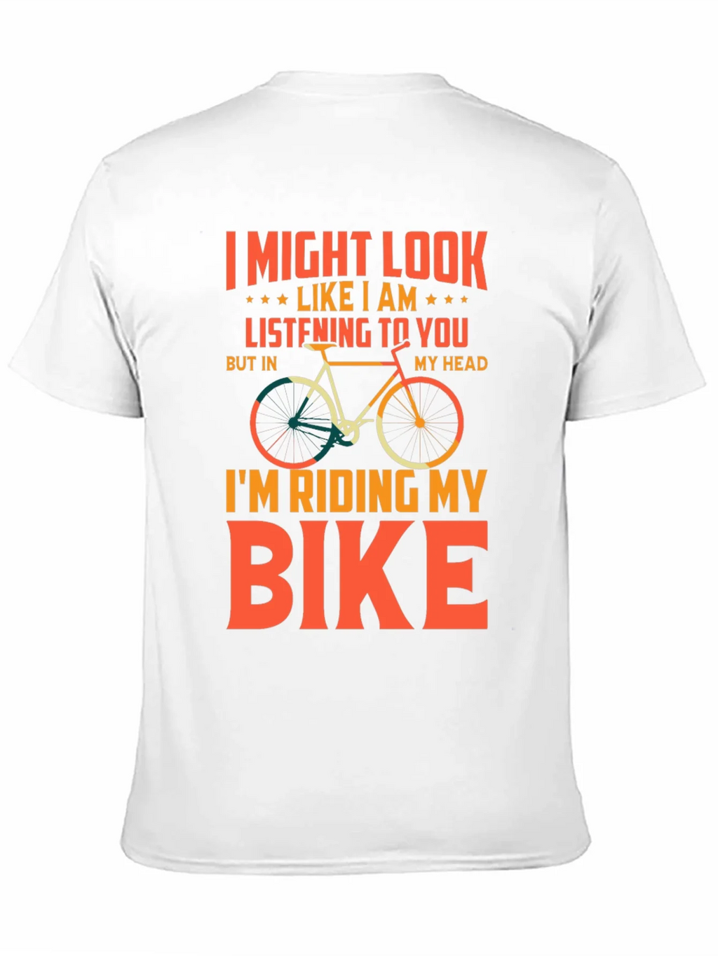 Funny Biking T-Shirt - Im Riding My Bike product image 10