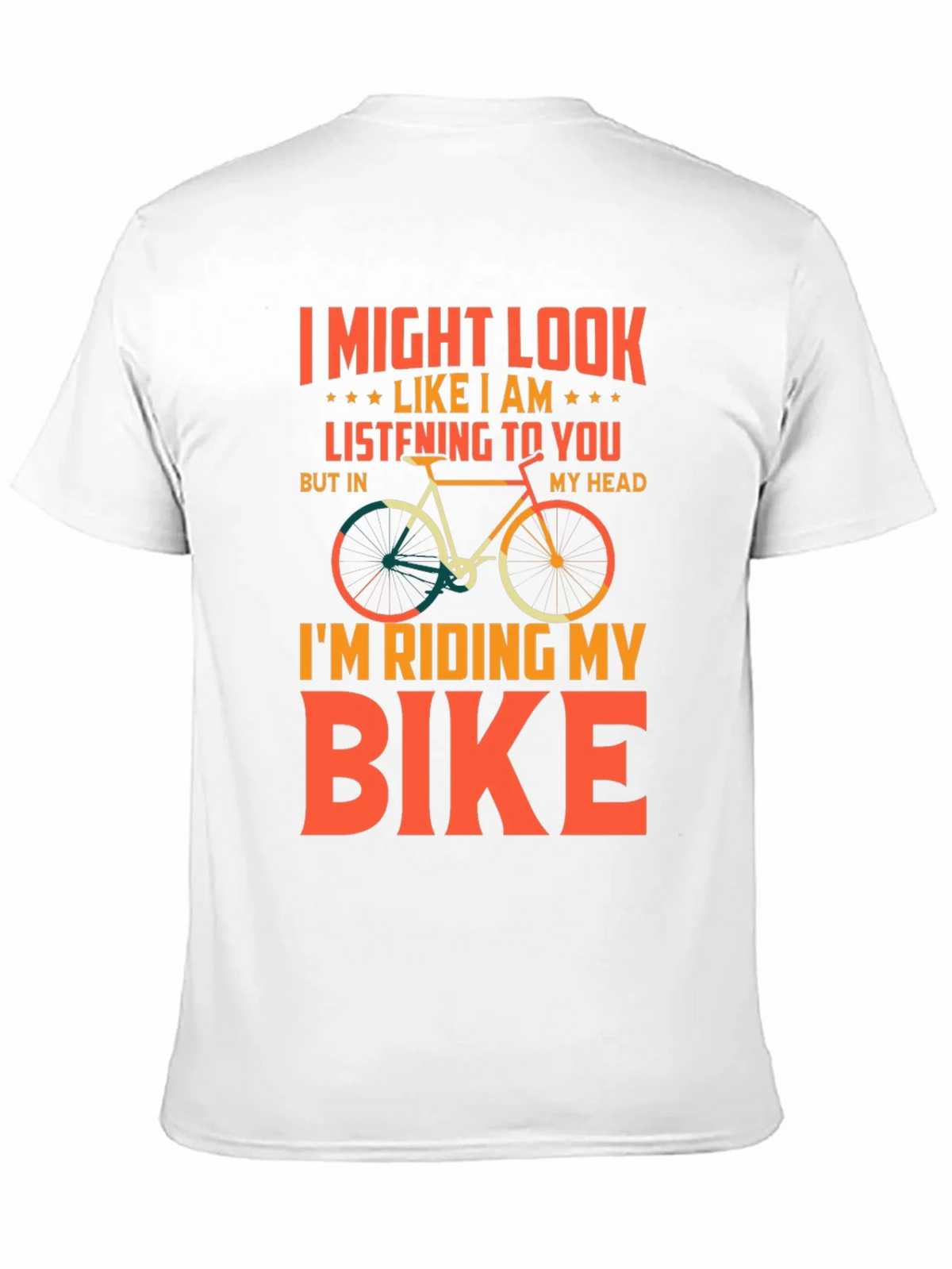 Funny Biking T-Shirt - Im Riding My Bike product image 10