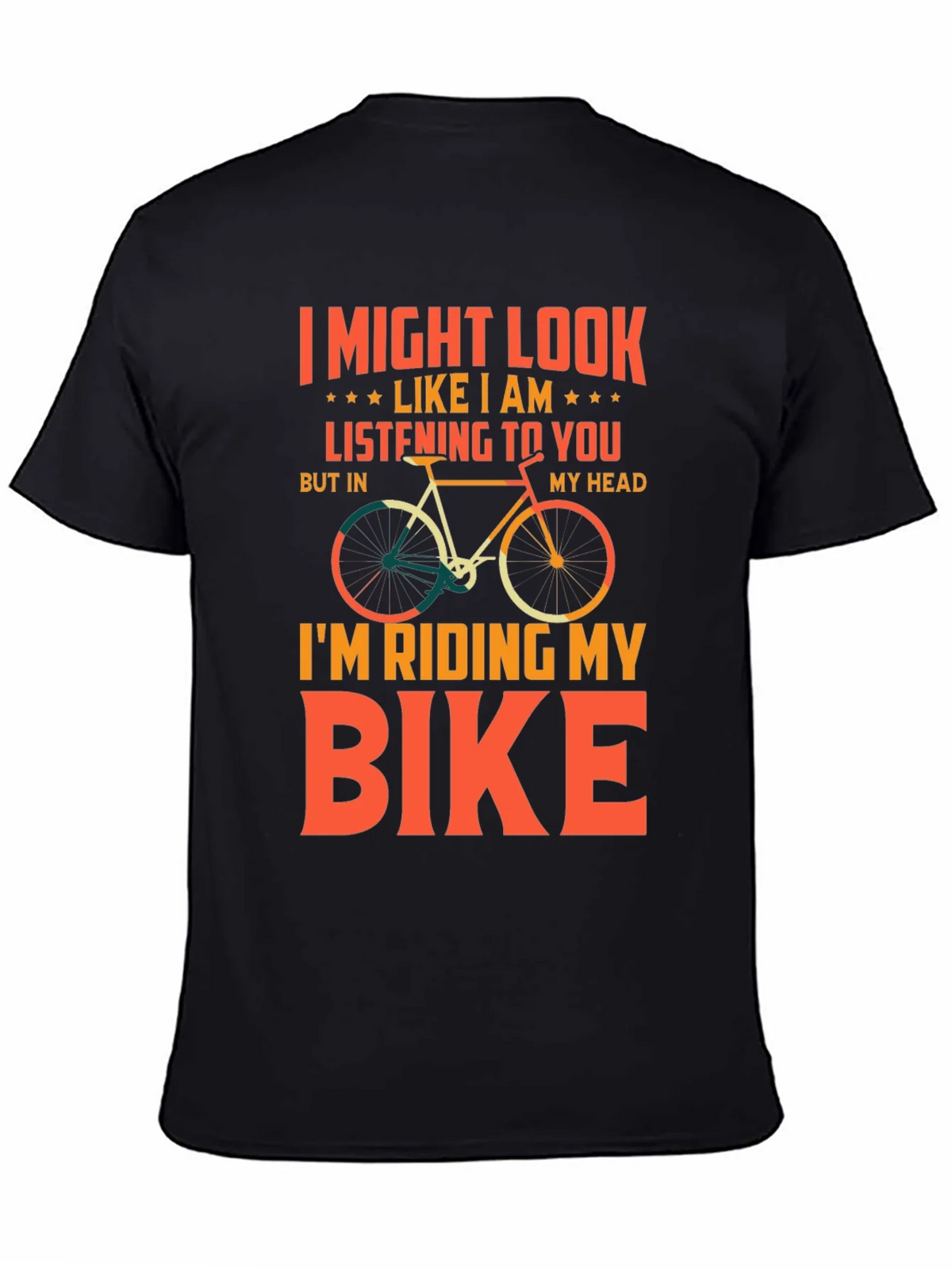 Funny Biking T-Shirt - Im Riding My Bike product image 4