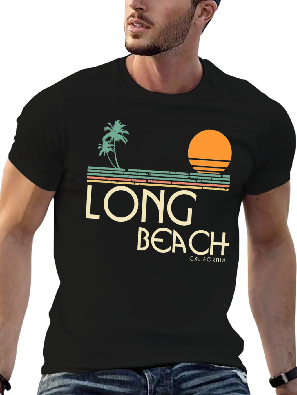Long Beach California Graphic Tee product image 6