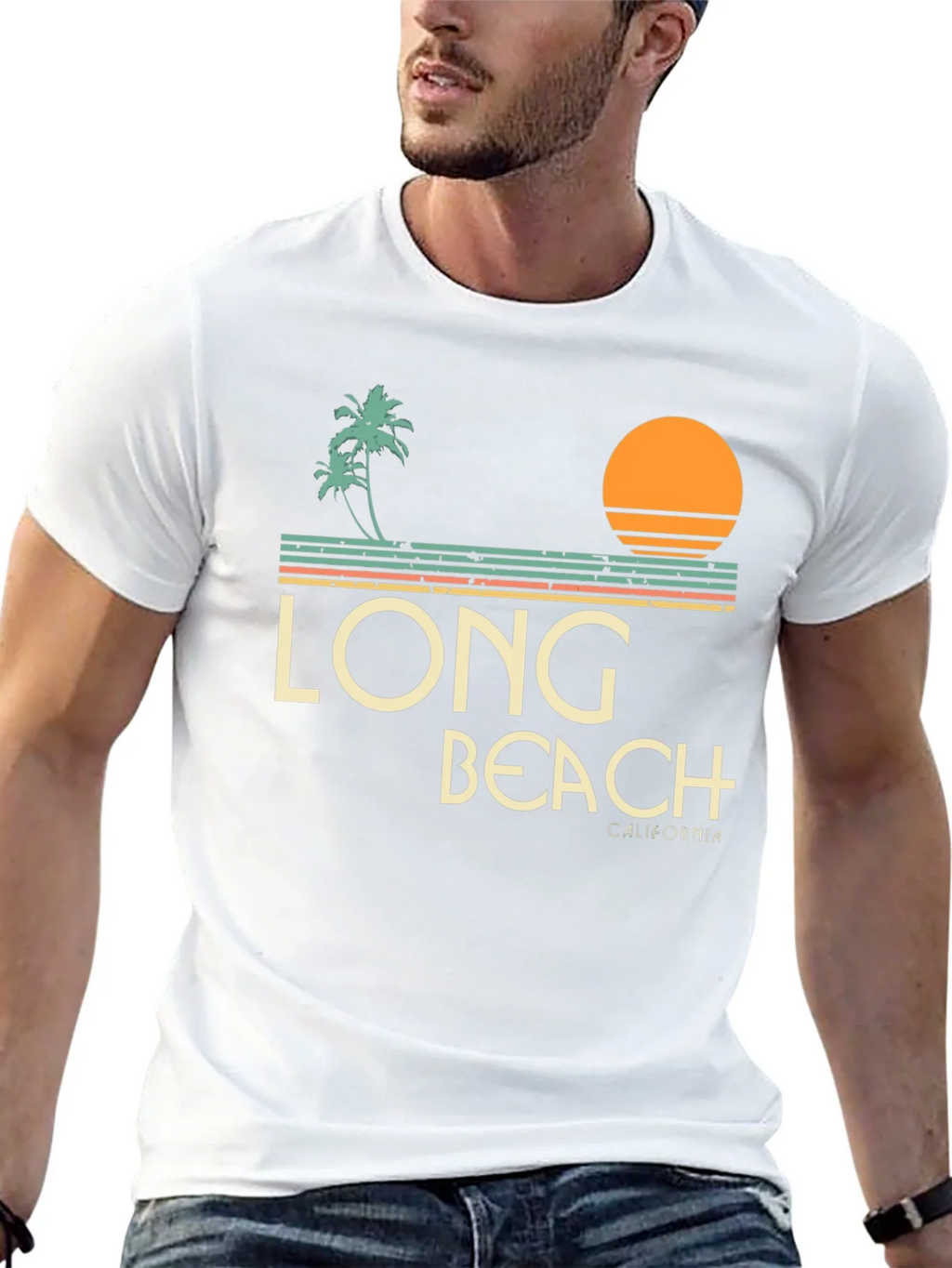 Long Beach California Graphic Tee product image 12
