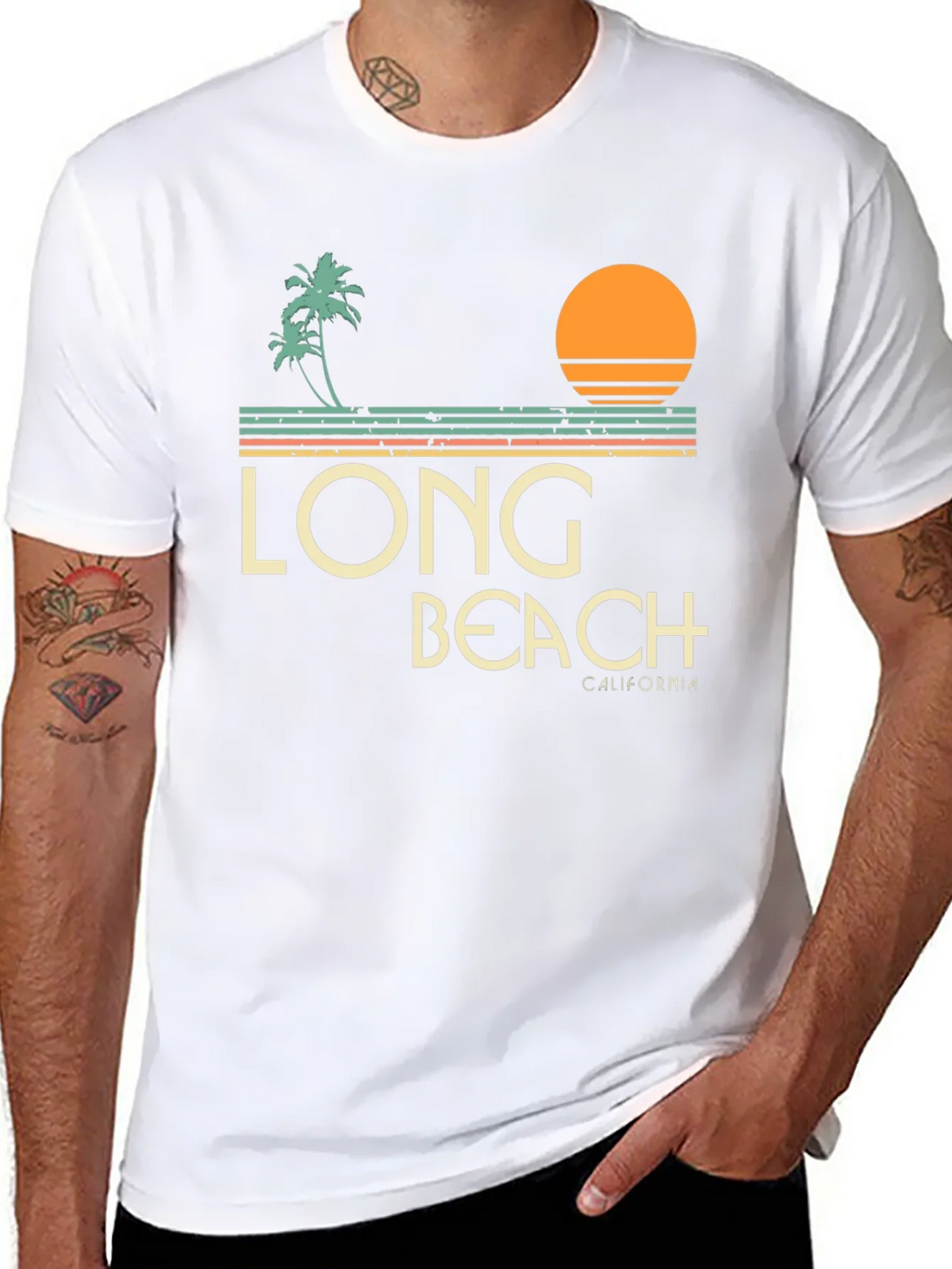 Long Beach California Graphic Tee product image 7