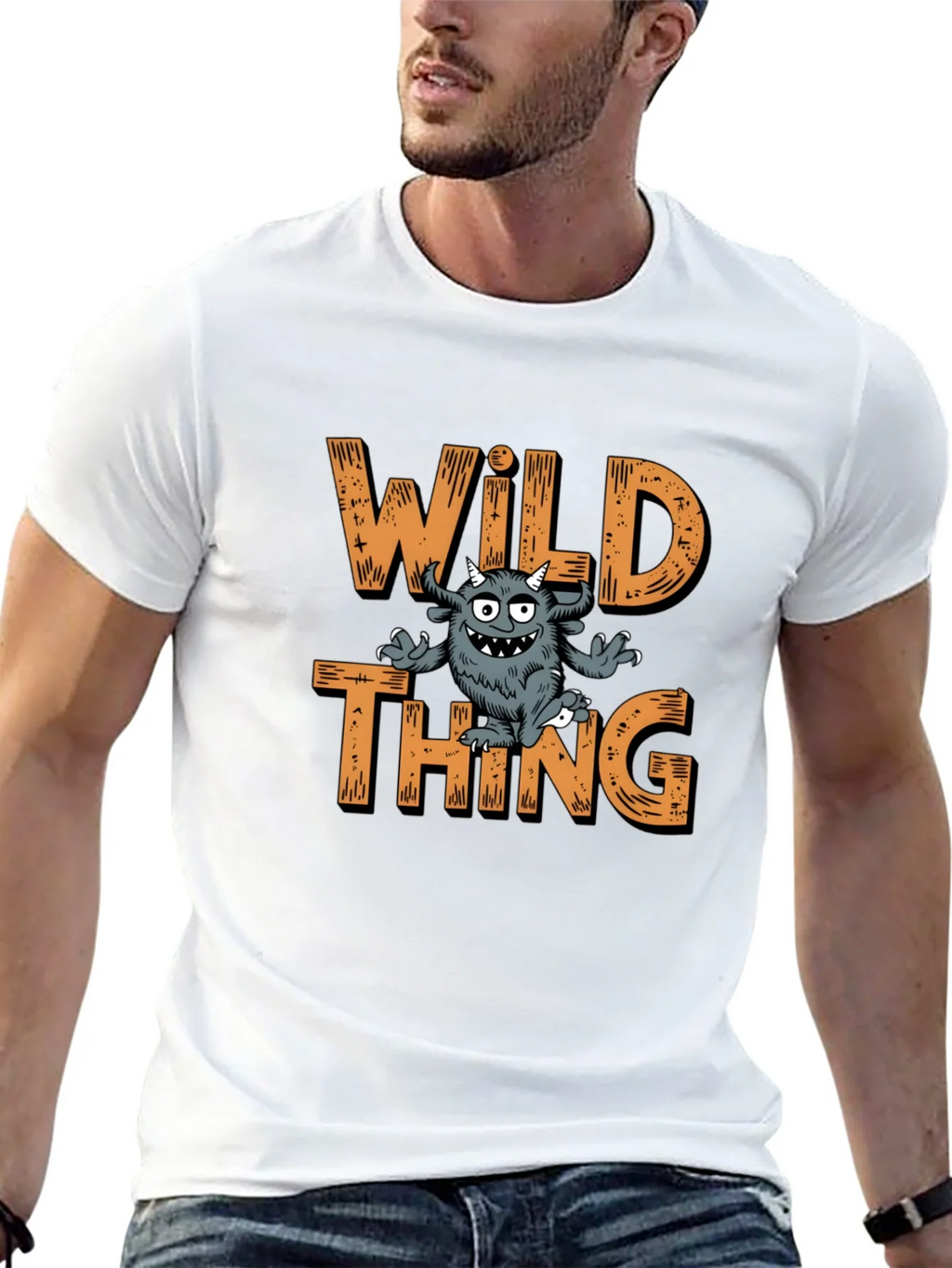 Wild Thing Graphic Print Black T-Shirt product image 12