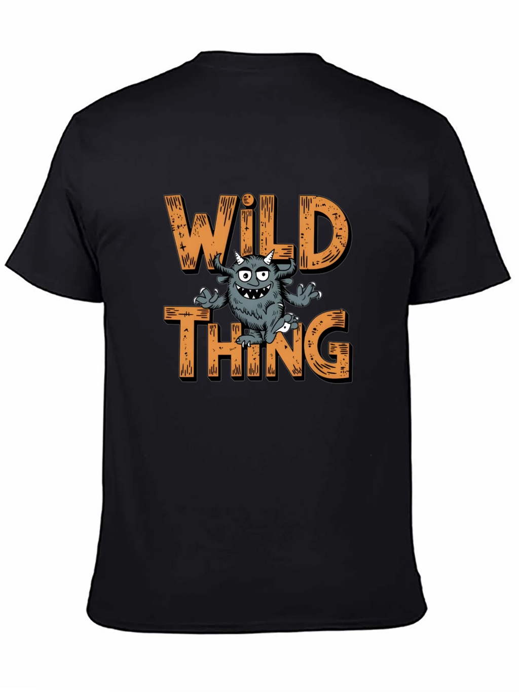Wild Thing Graphic Print Black T-Shirt product image 4
