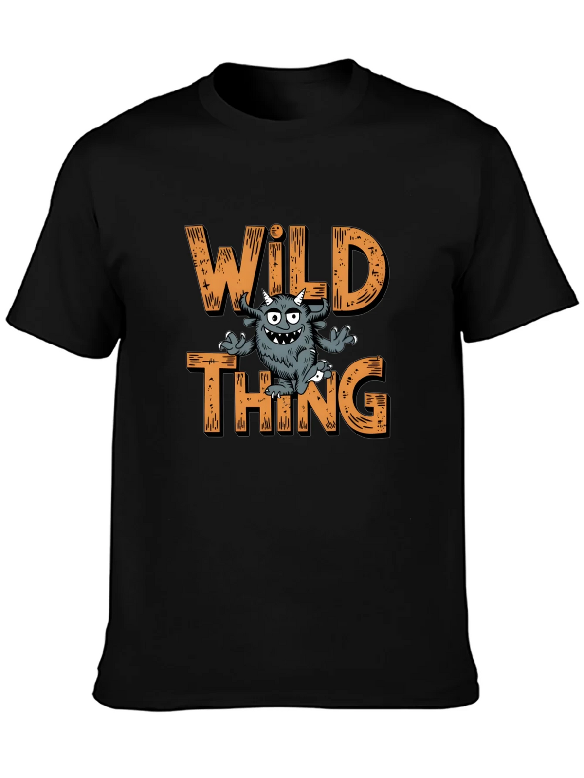 Wild Thing Graphic Print Black T-Shirt product image 3