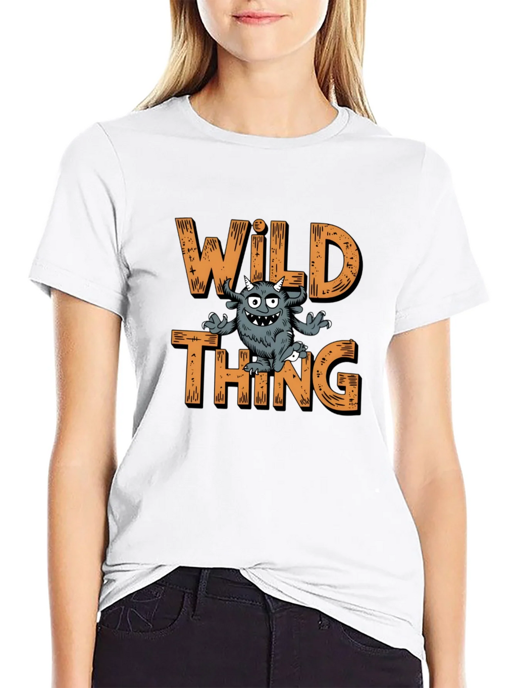 Wild Thing Graphic Print Black T-Shirt product image 8