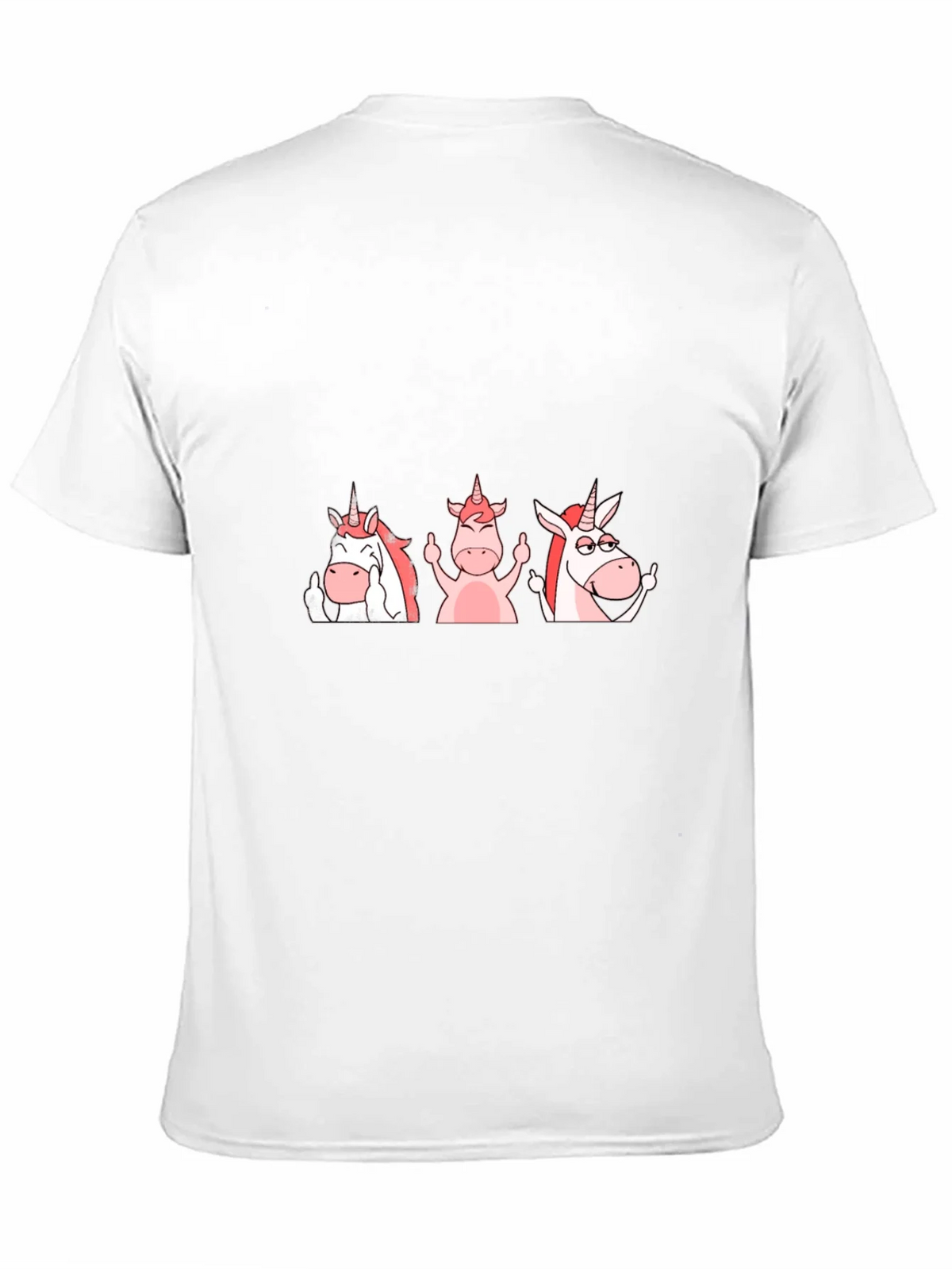 Unicorn Middle Finger Graphic T-Shirt - Black product image 6