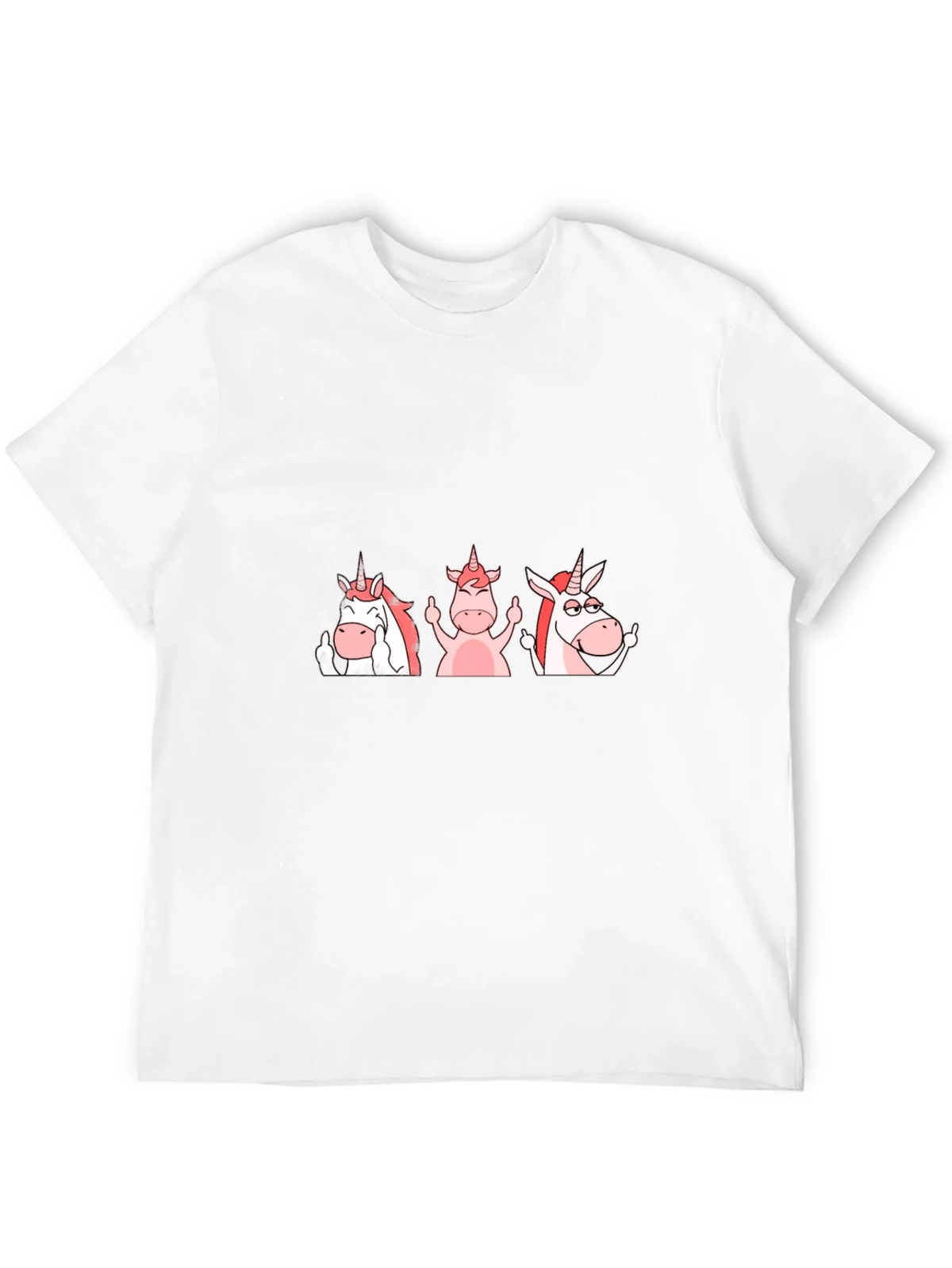 Unicorn Middle Finger Graphic T-Shirt - Black product image 7