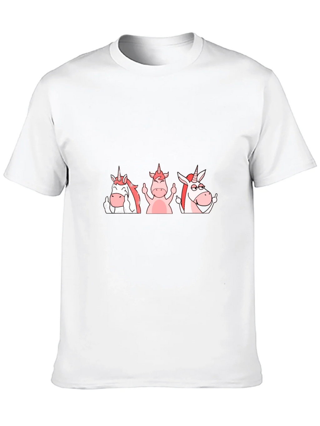Unicorn Middle Finger Graphic T-Shirt - Black product image 5