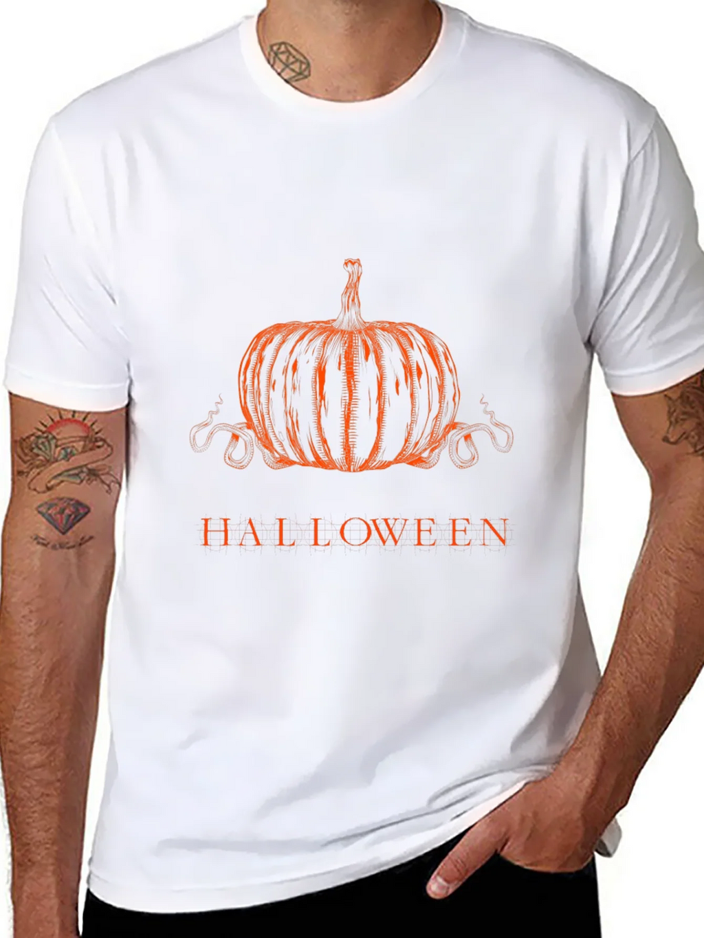 Halloween Pumpkin Graphic Tee product image 5