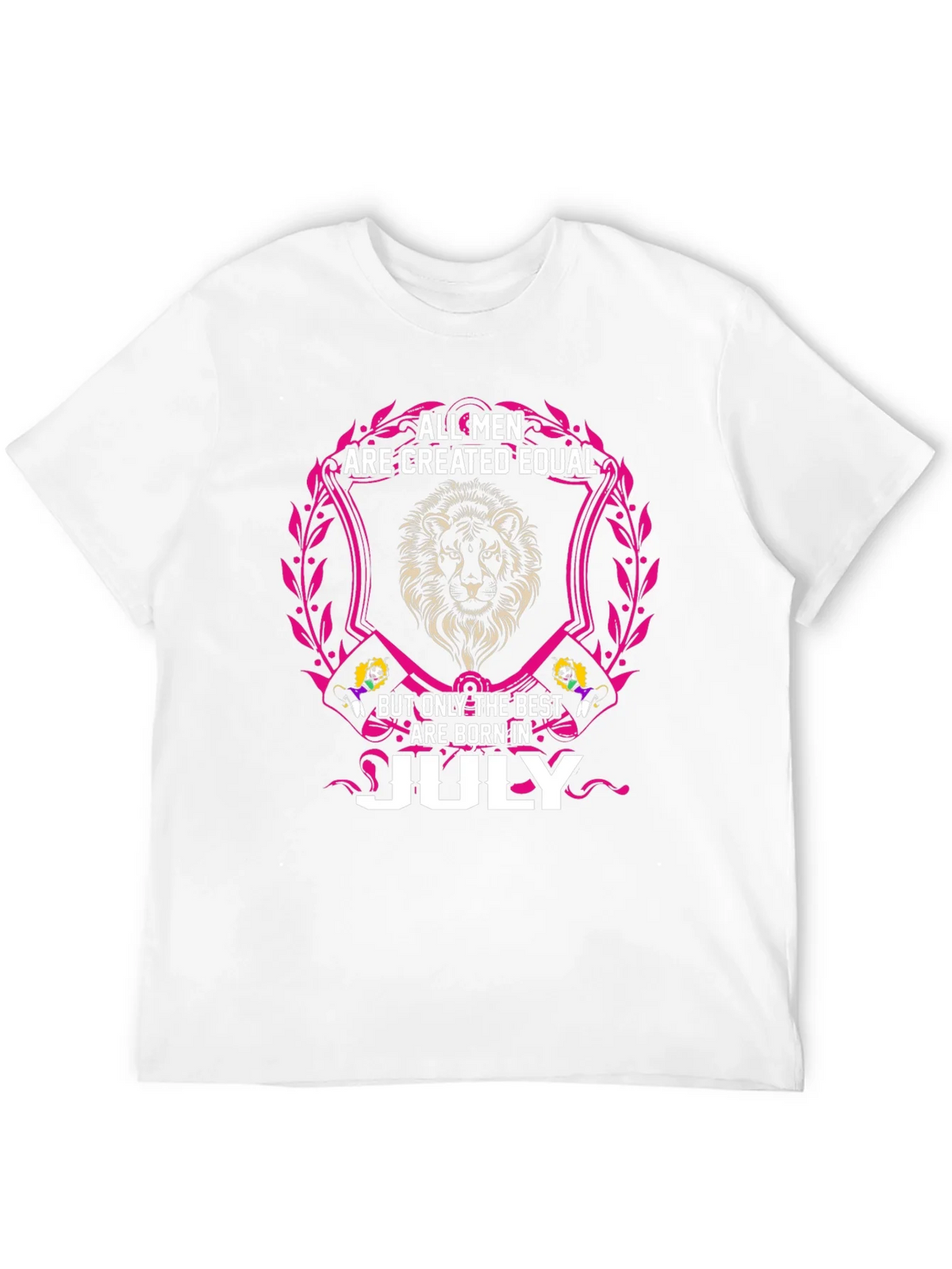 July Birthday Lion Mens T-Shirt product image 11