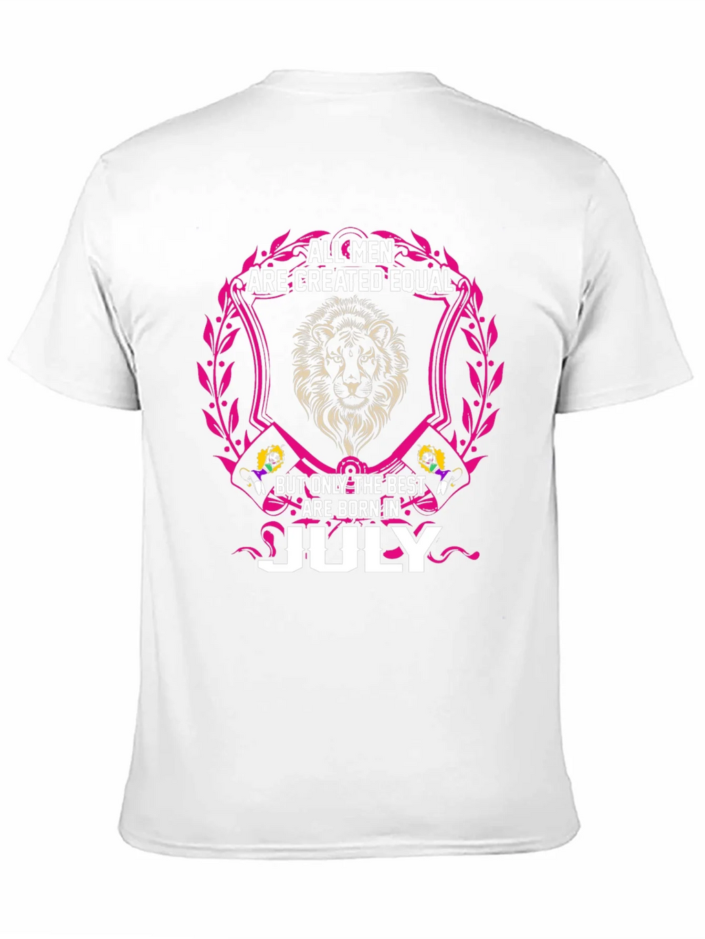July Birthday Lion Mens T-Shirt product image 10