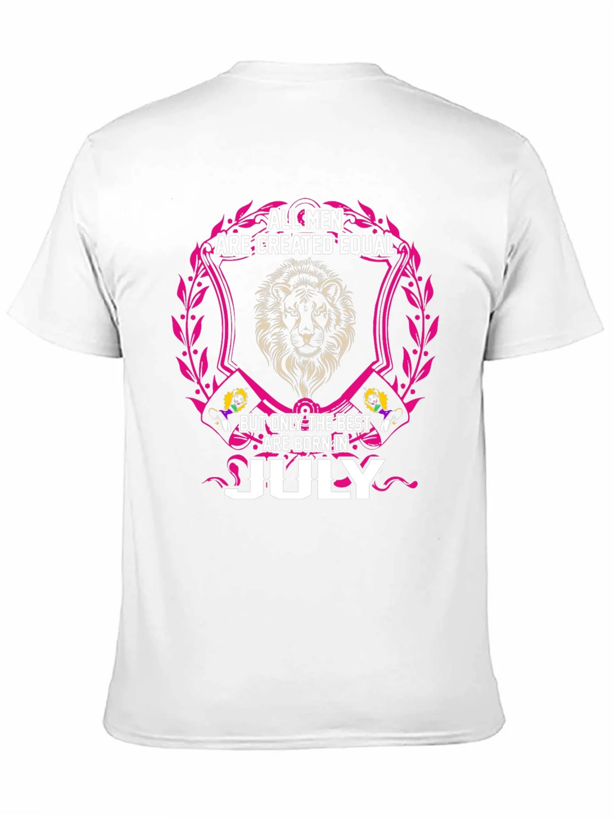 July Birthday Lion Mens T-Shirt product image 10