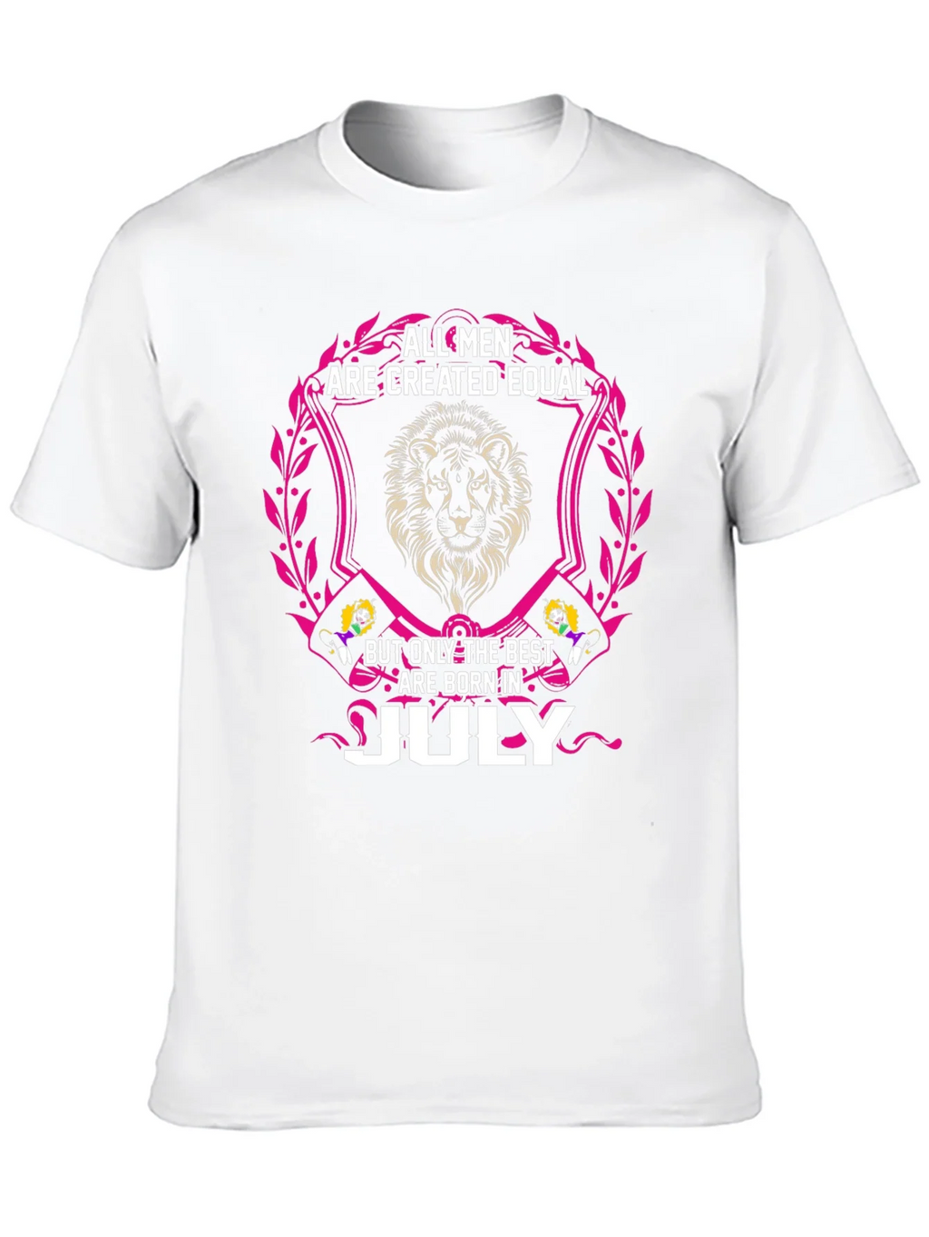 July Birthday Lion Mens T-Shirt product image 9
