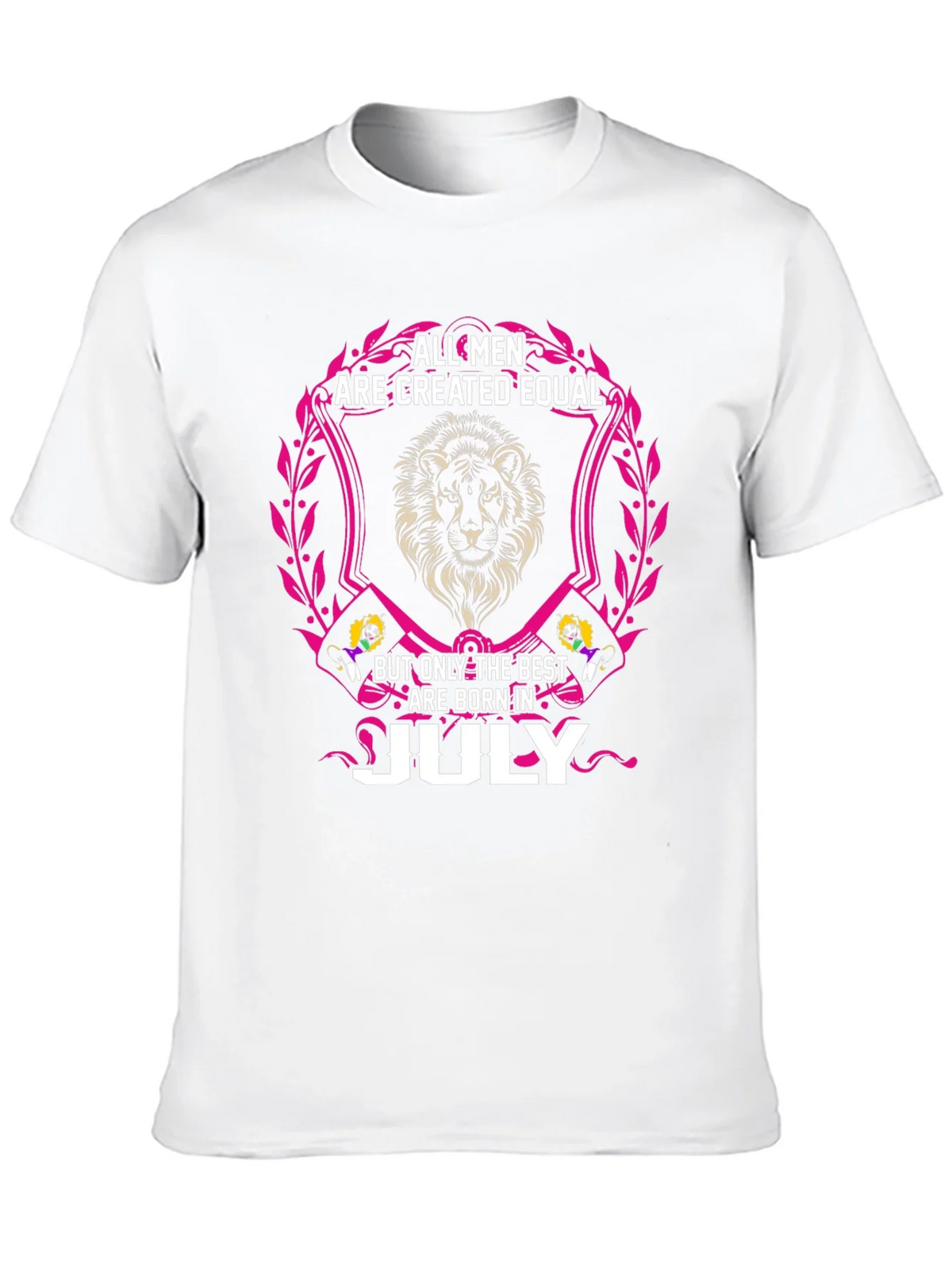 July Birthday Lion Mens T-Shirt product image 9