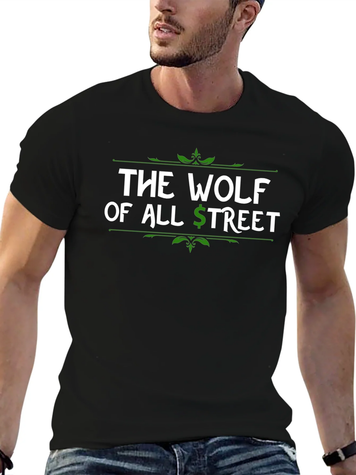 The Wolf of All Street T-Shirt - Black product image 5