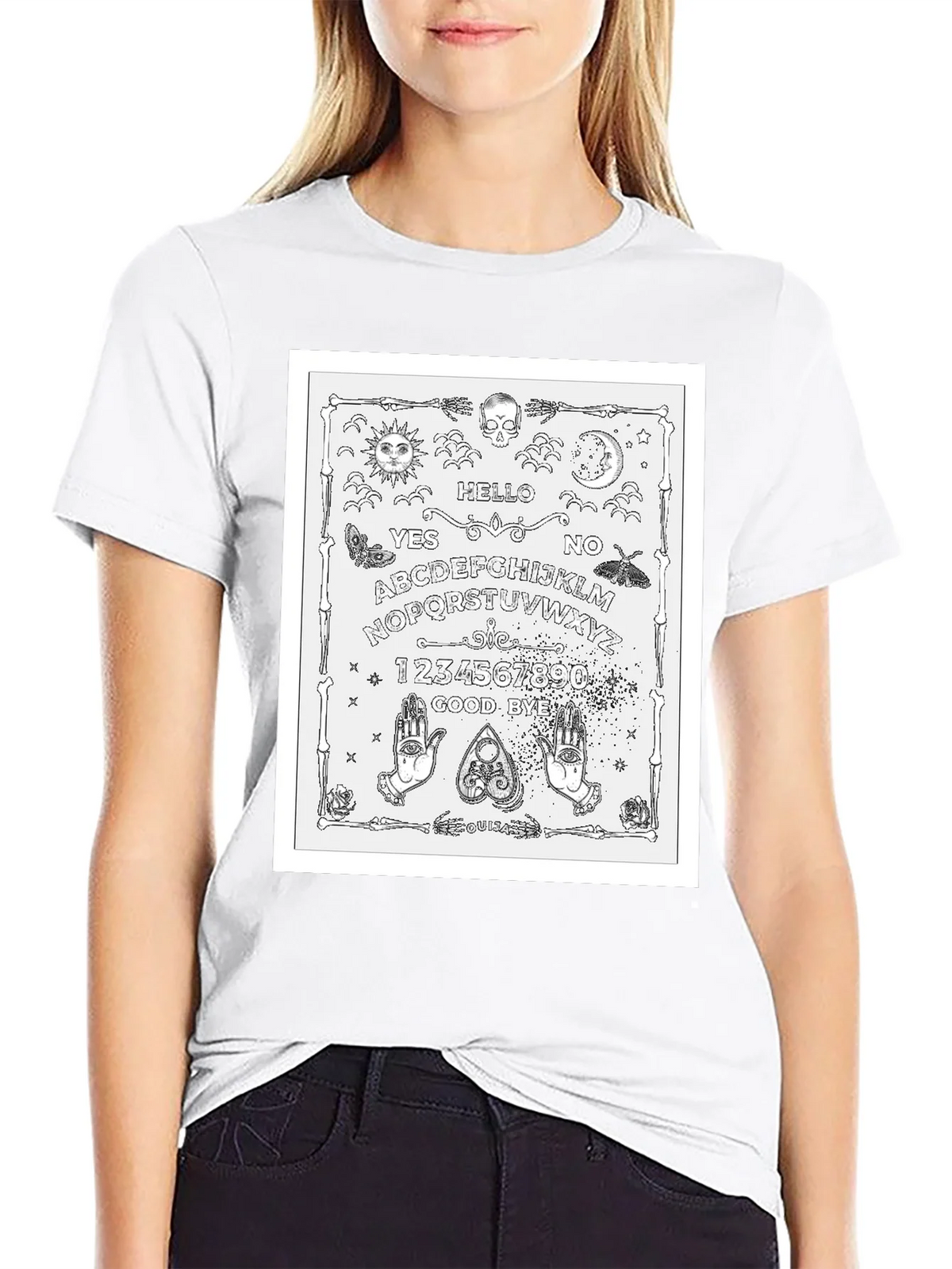 Ouija Board Graphic T-Shirt - Black product image 6