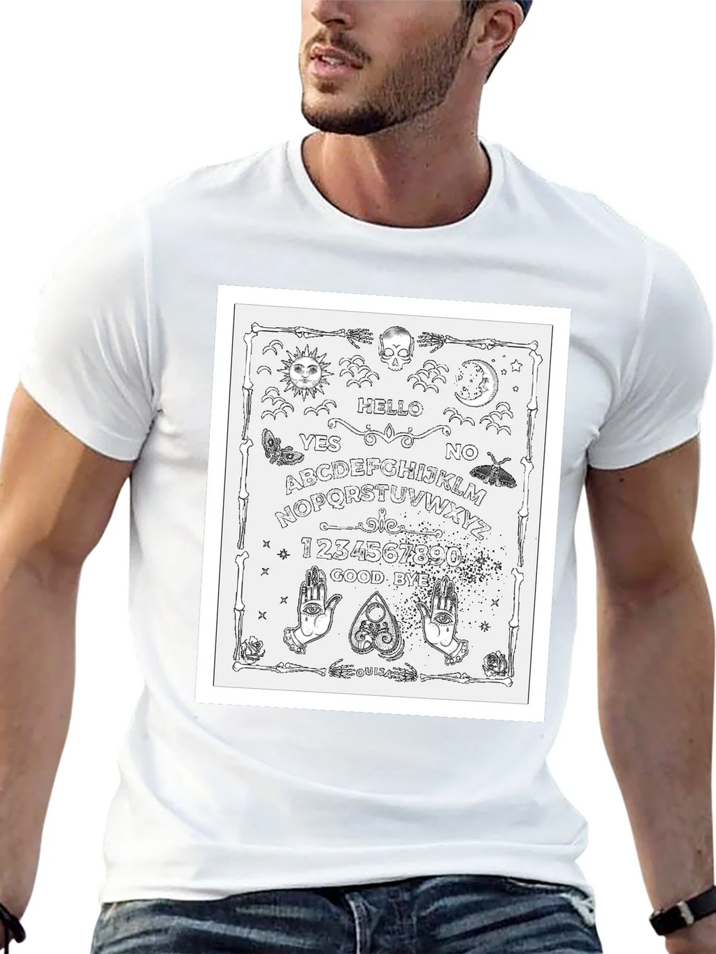 Ouija Board Graphic T-Shirt - Black product image 9