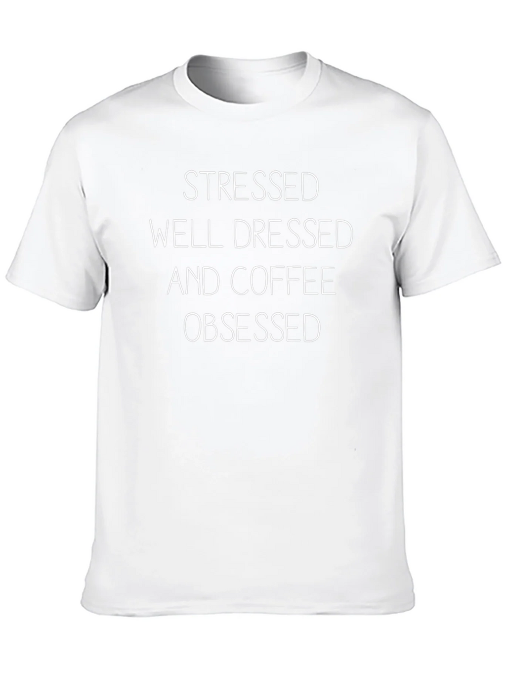 Stressed Coffee Obsessed Graphic Tee product image 9