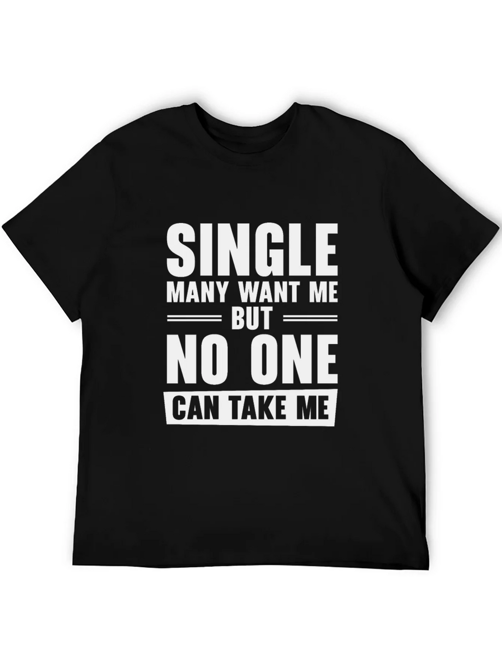 Single Slogan Graphic Tee - Black product image 5