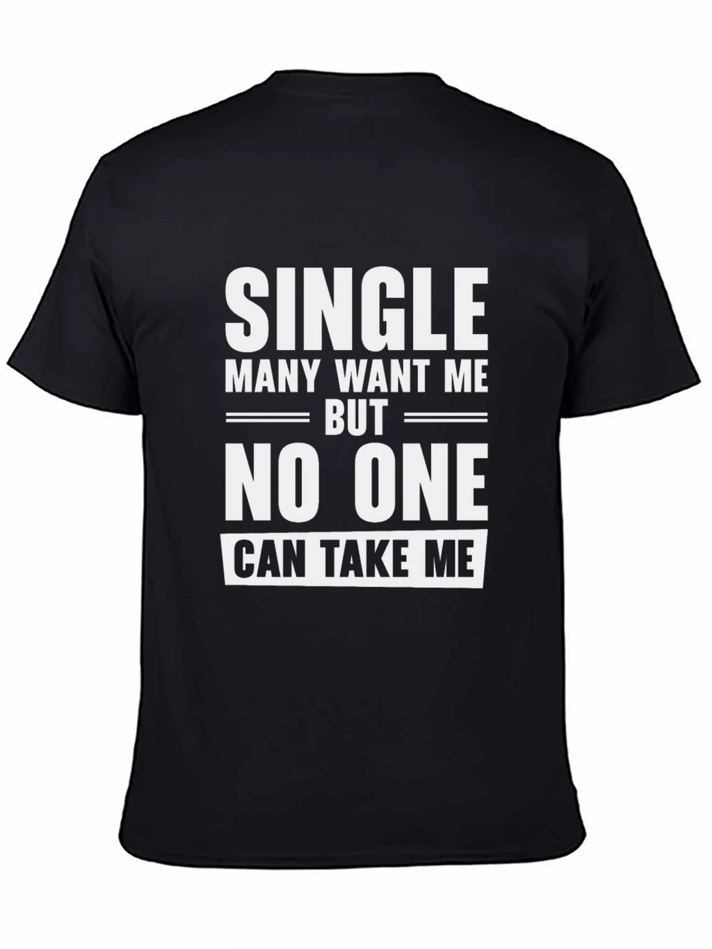 Single Slogan Graphic Tee - Black product image 4