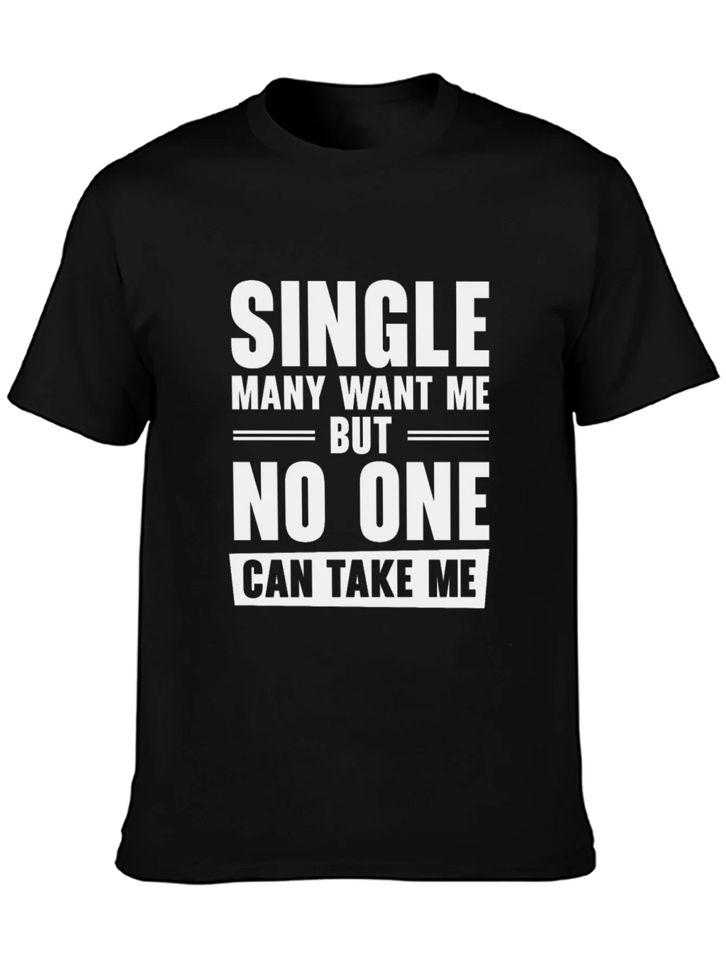 Single Slogan Graphic Tee - Black product image 3