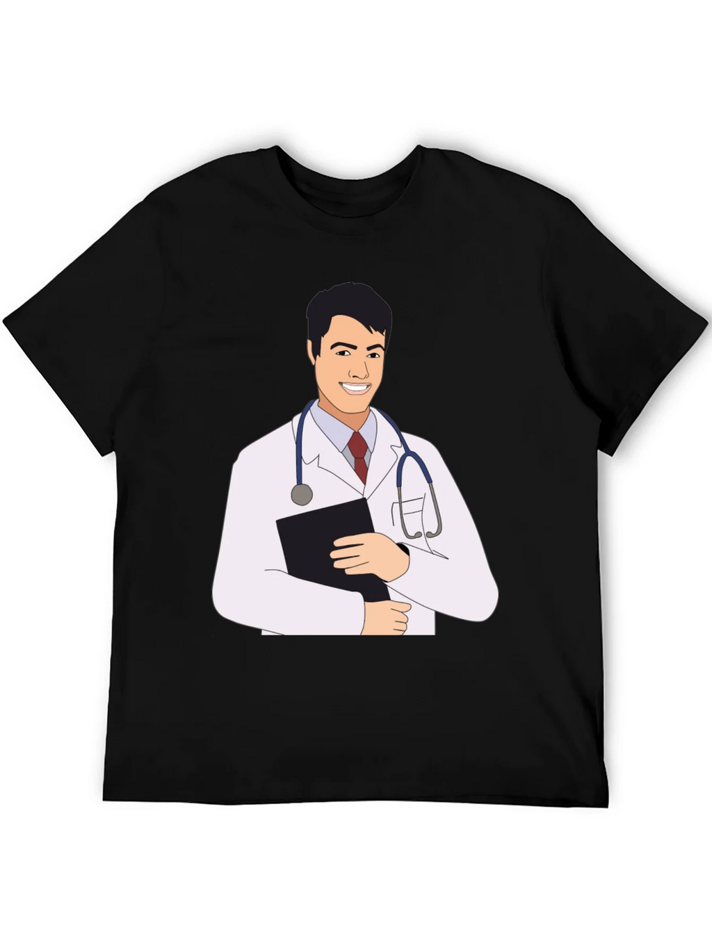 Doctor Cartoon Graphic Tee - Black T-Shirt product image 5