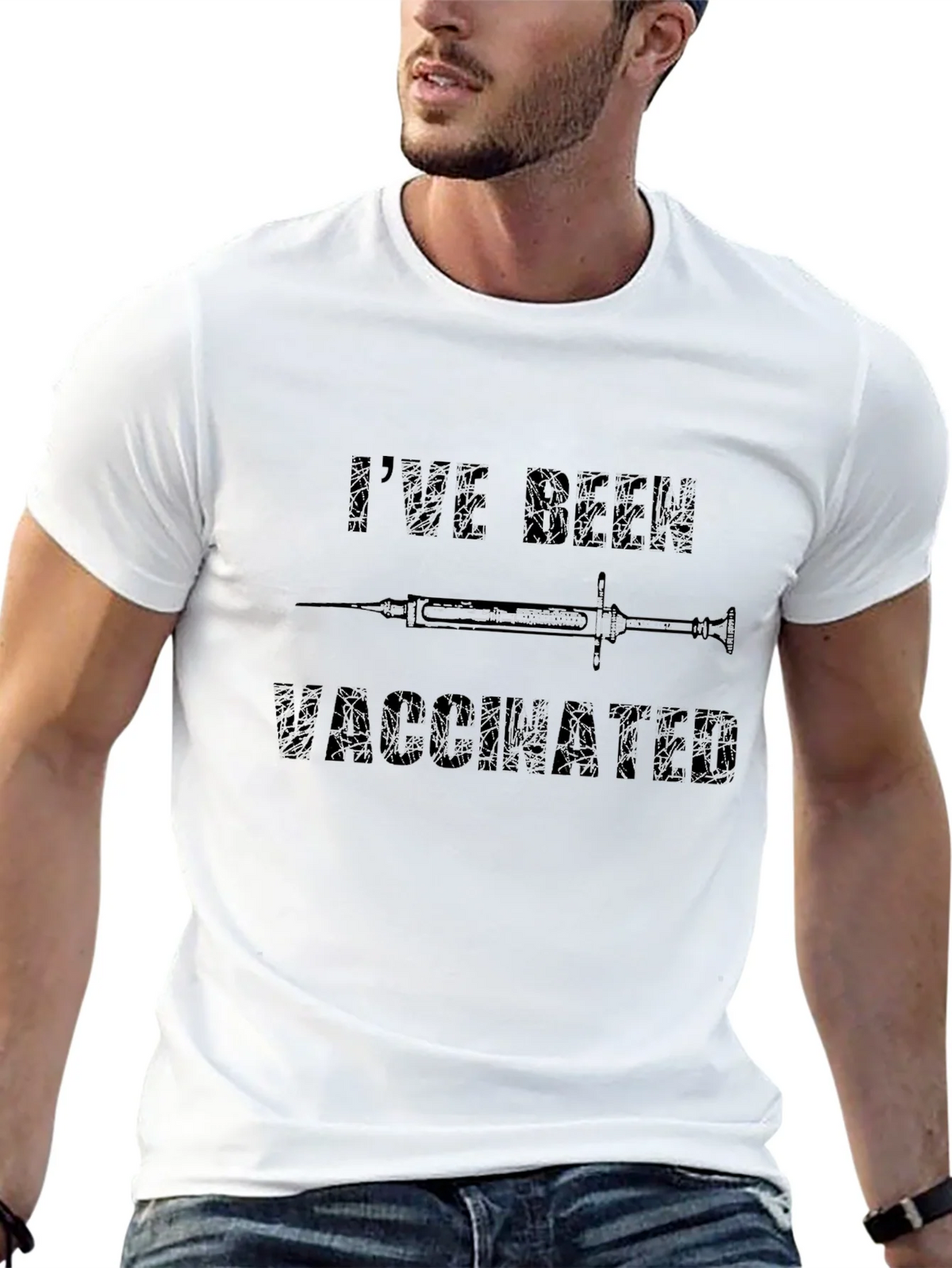 Ive Been Vaccinated T-Shirt - Black Graphic Tee product image 12
