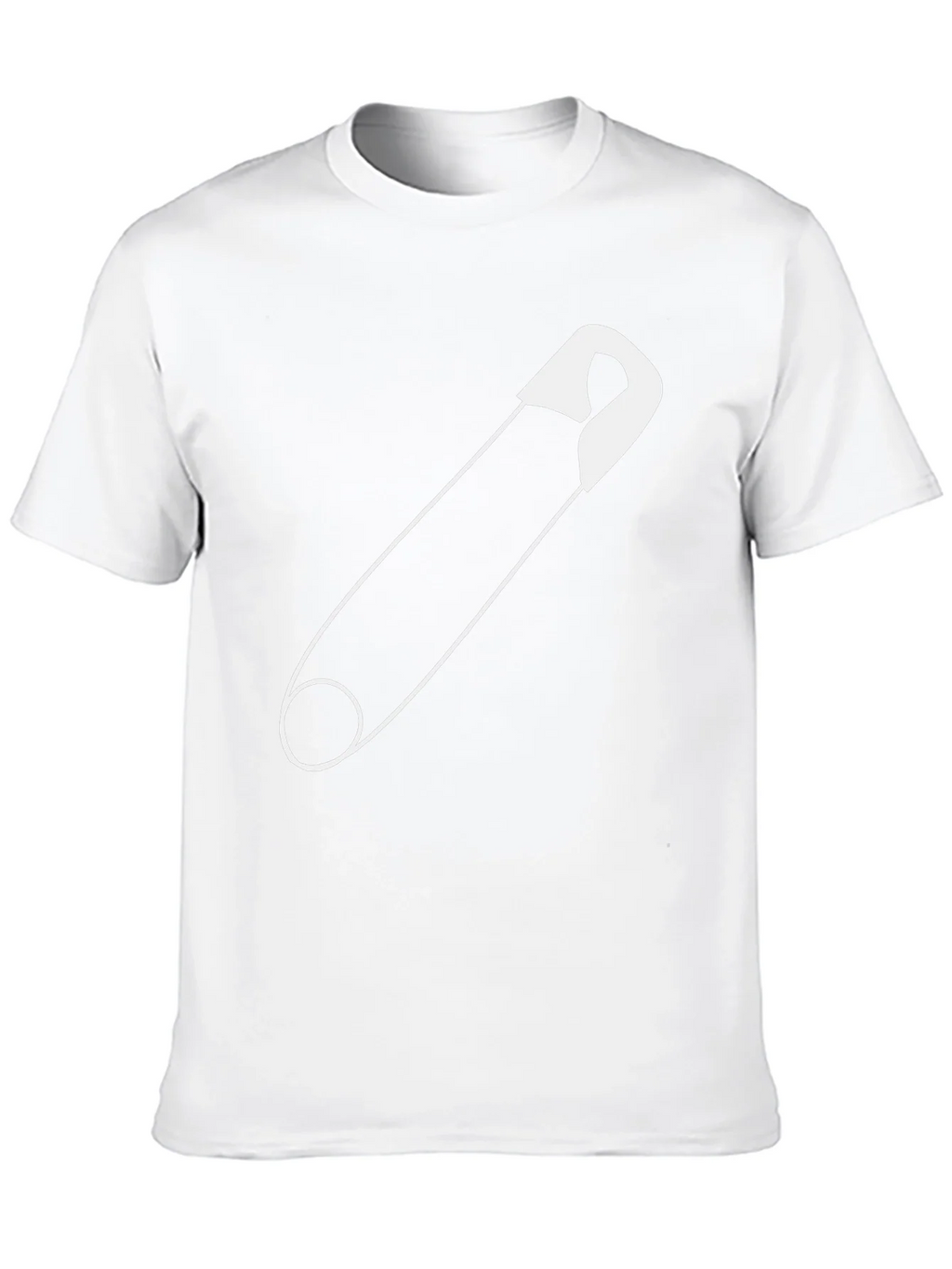 Safety Pin Graphic Tee - Unisex Black T-Shirt product image 9