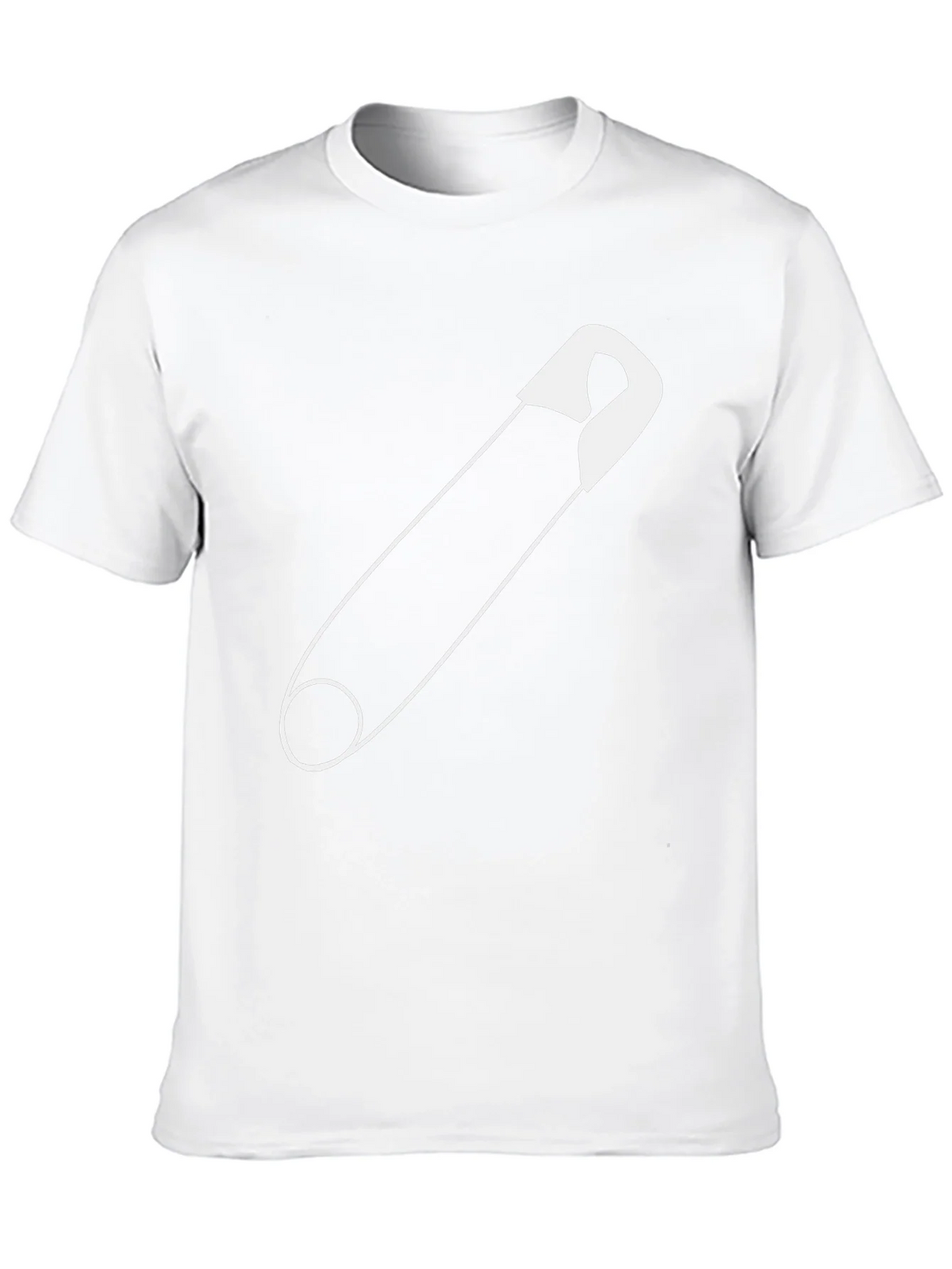 Safety Pin Graphic Tee - Unisex Black T-Shirt product image 9