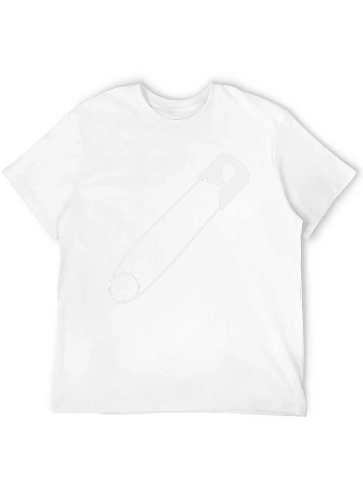 Safety Pin Graphic Tee - Unisex Black T-Shirt product image 11
