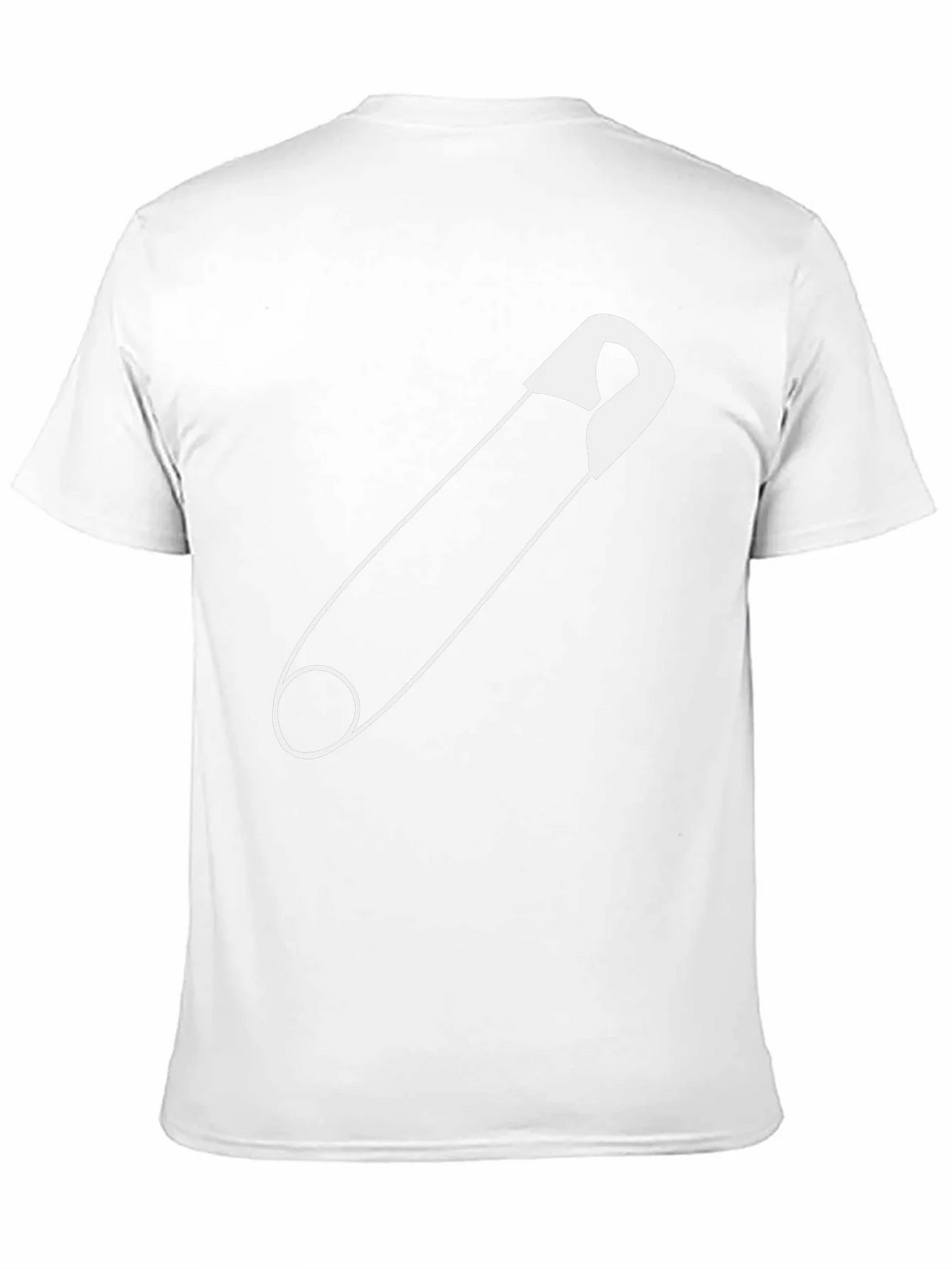 Safety Pin Graphic Tee - Unisex Black T-Shirt product image 10