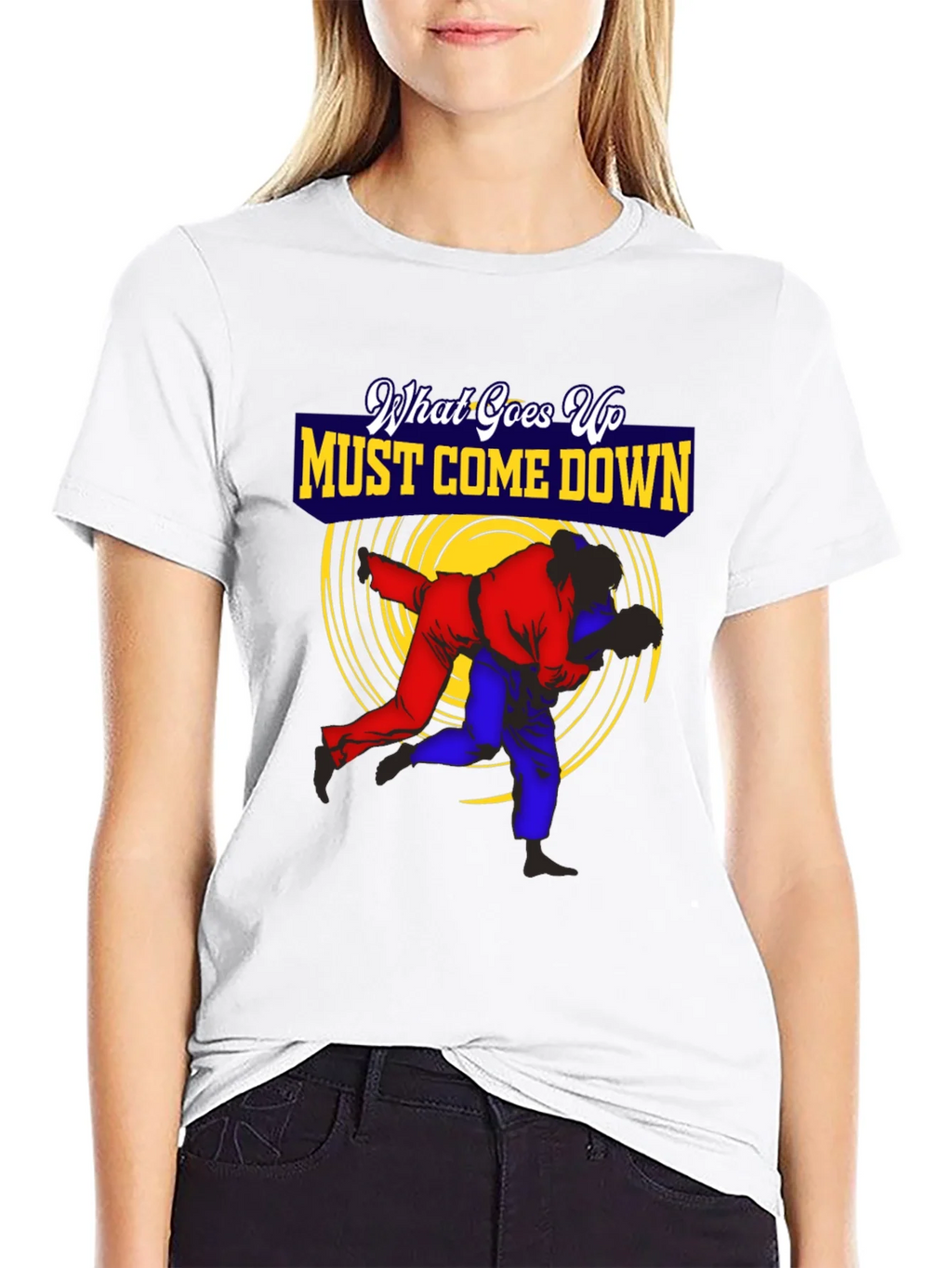 What Goes Up Must Come Down Judo T-Shirt product image 4