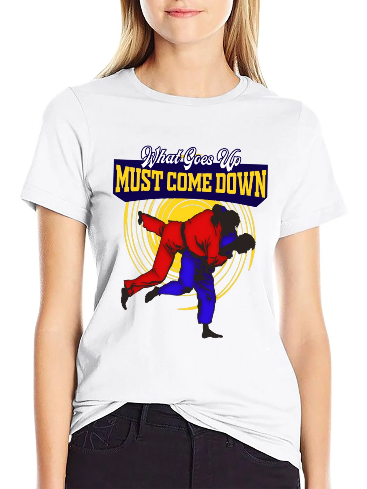 What Goes Up Must Come Down Judo T-Shirt product image 4