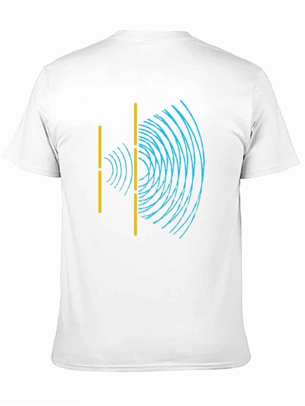 Wave Interference Black T-Shirt - Science Physics Tee product image 6