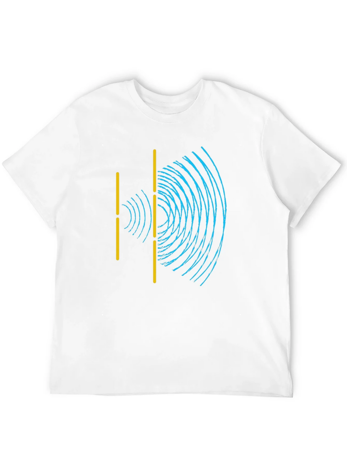 Wave Interference Black T-Shirt - Science Physics Tee product image 7