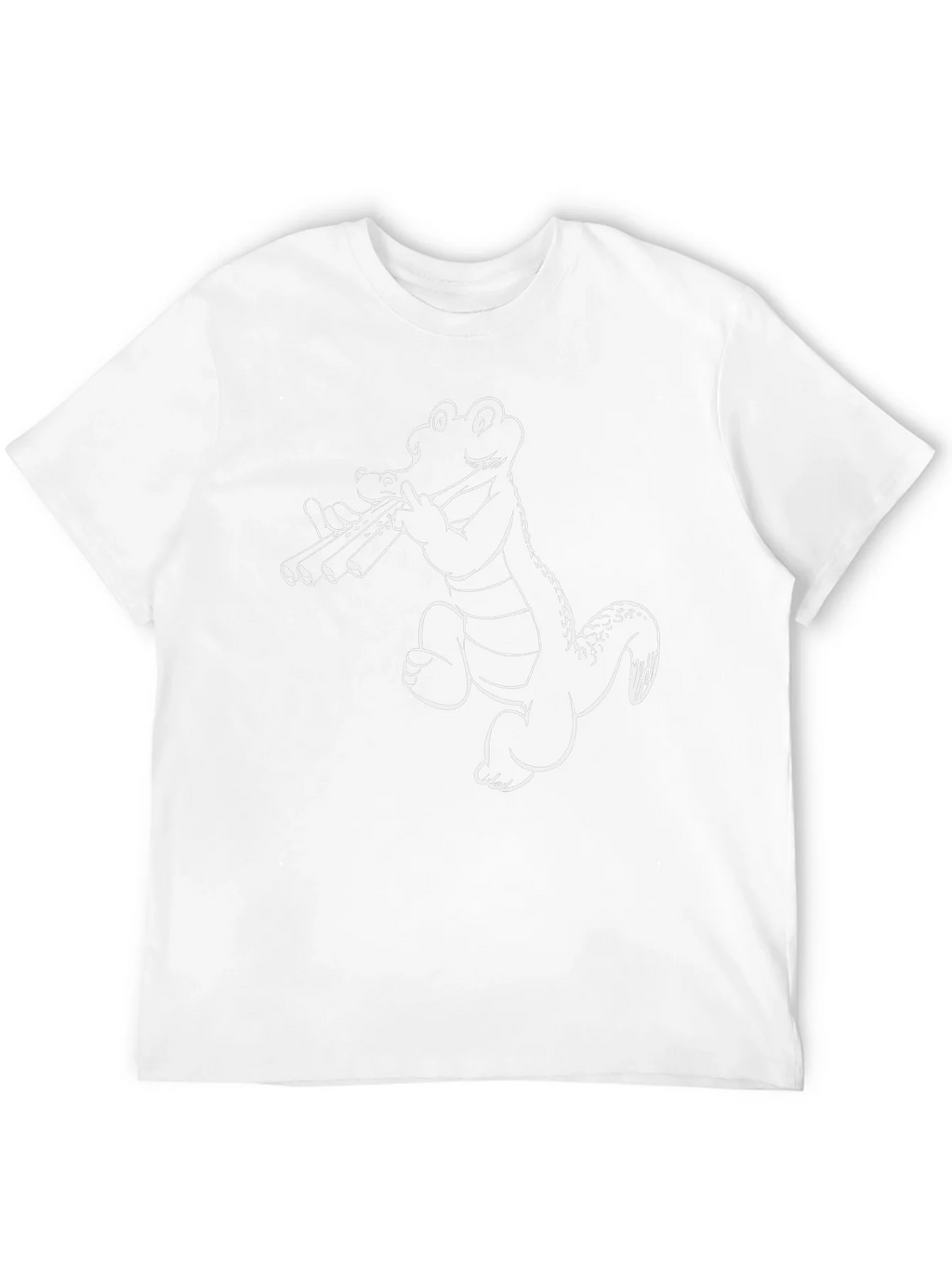Cool Gator Panpipes T-Shirt - Black product image 11